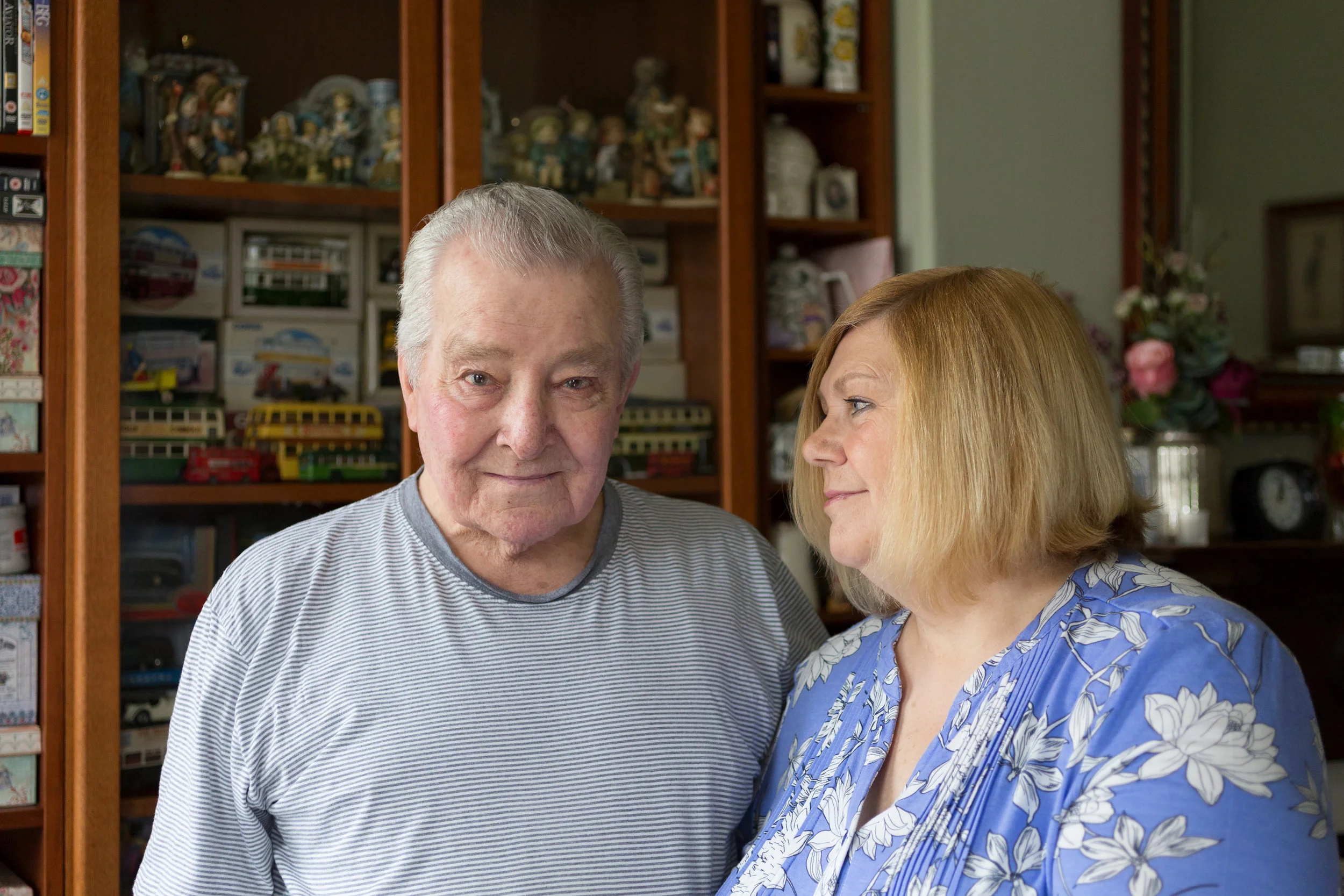 Jean, Member of the Carers’ Group and Barry, Day Services Drop-In Patient