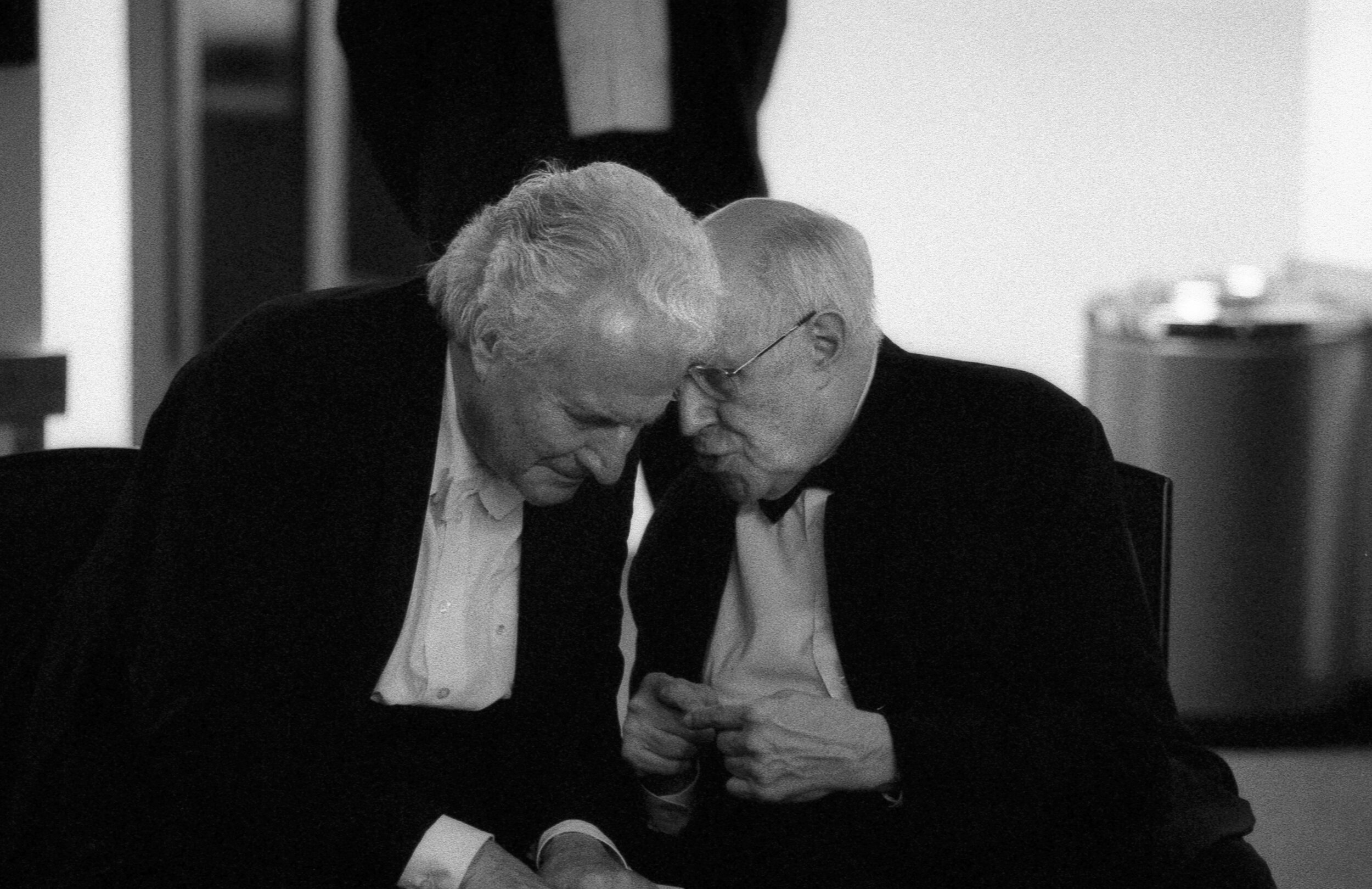 Sir Colin Davis and Mstislav Rostropovich