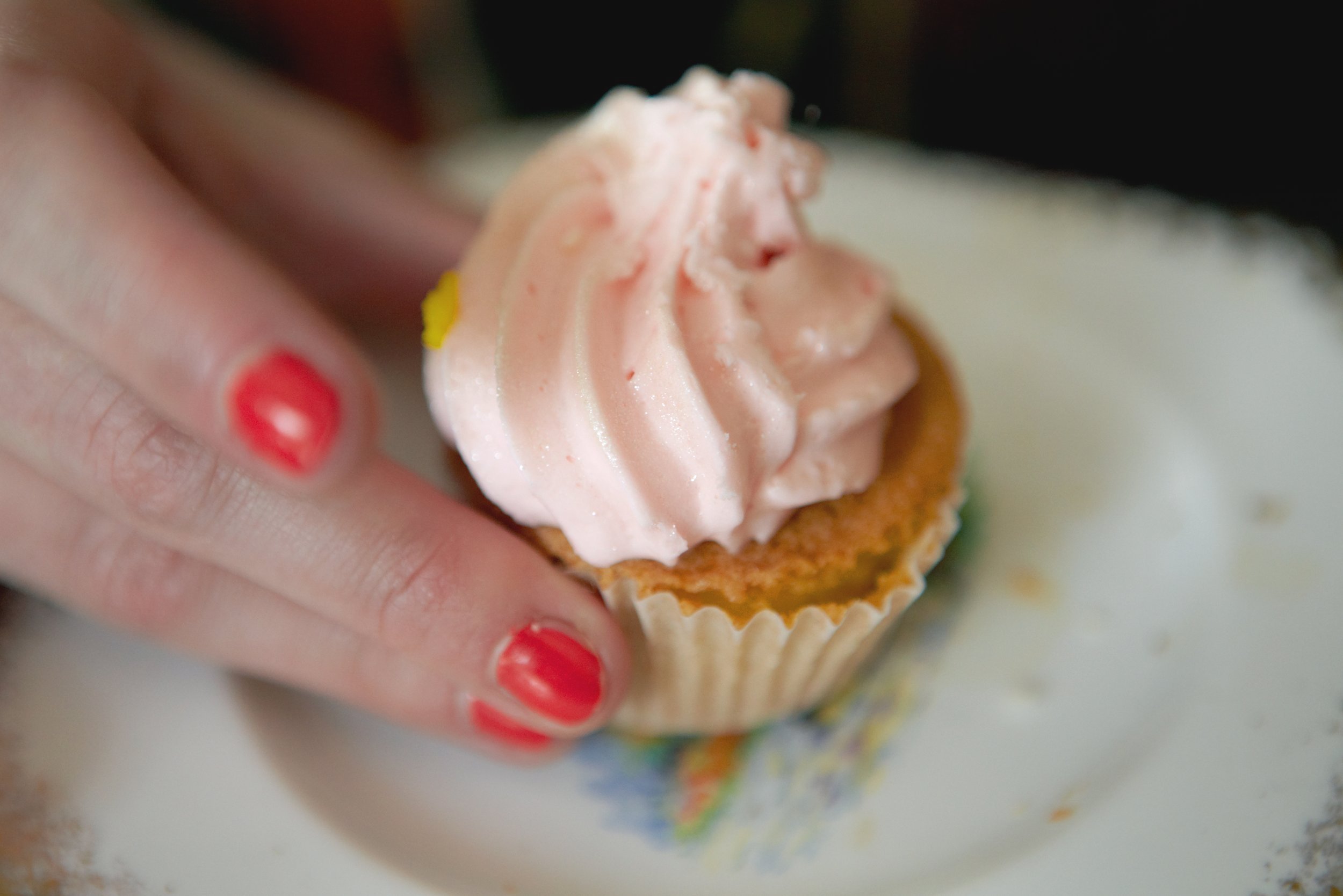 Pink Cupcake, Mad Hatter's Tea Party