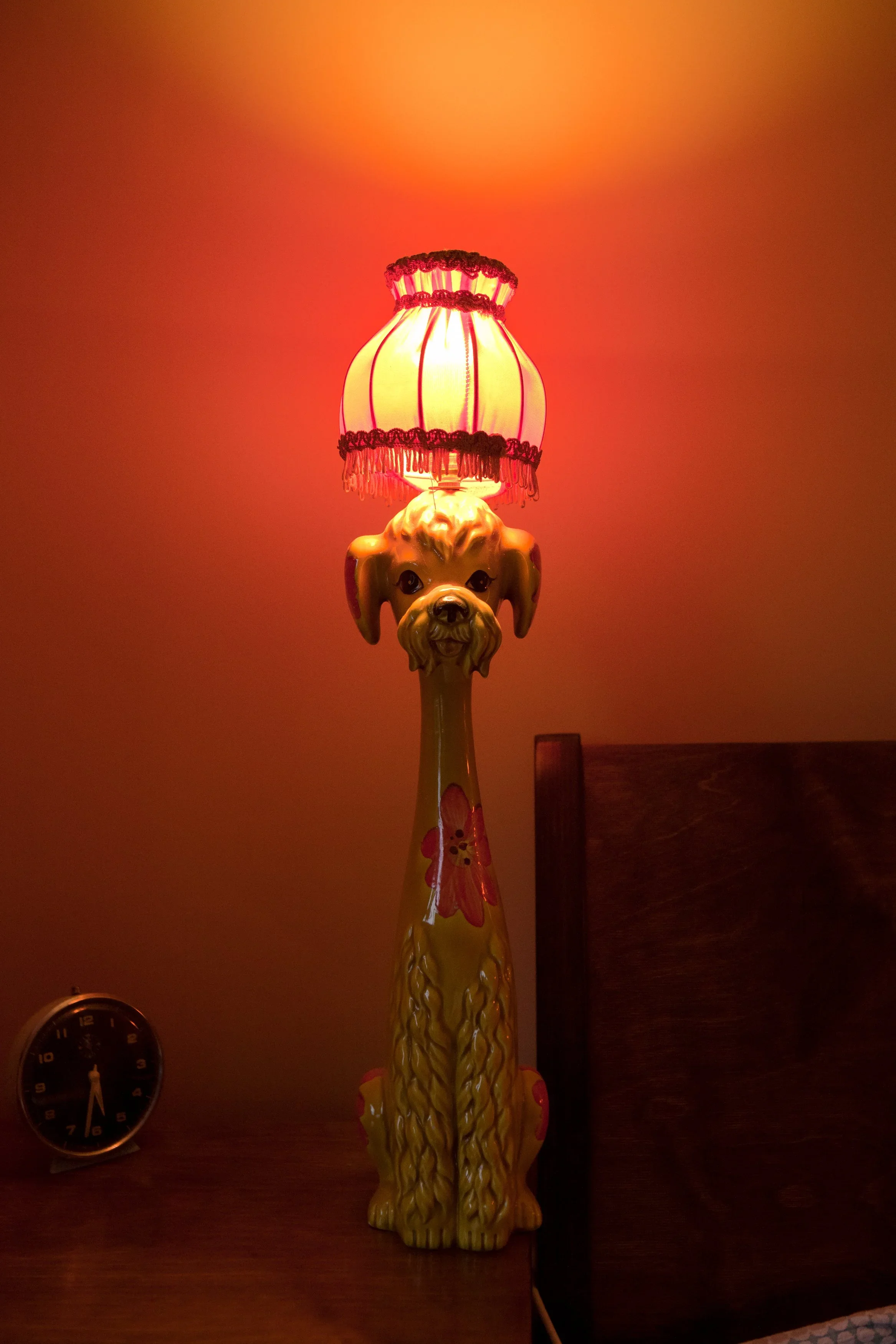 Wheaten Terrier Dog Lamp, 2016