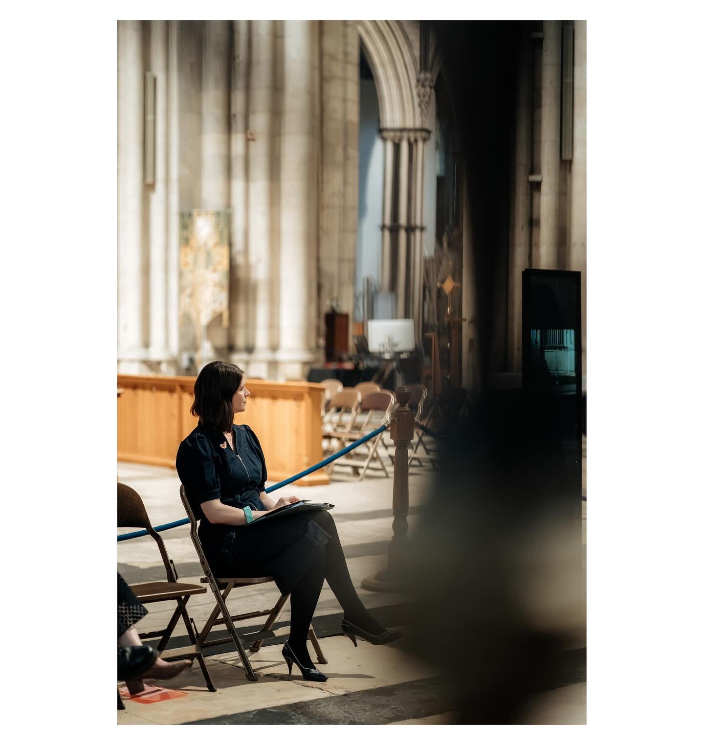Earlier this year I gave a talk in the Nave at @yorkminsterofficial about my exhibition in the Chapter House at York Minster. I spoke alongside these brilliant women: Helen Rawson, Sarah Brown, Kirsty Mitchell and Jennie England. Behind-the-scenes im