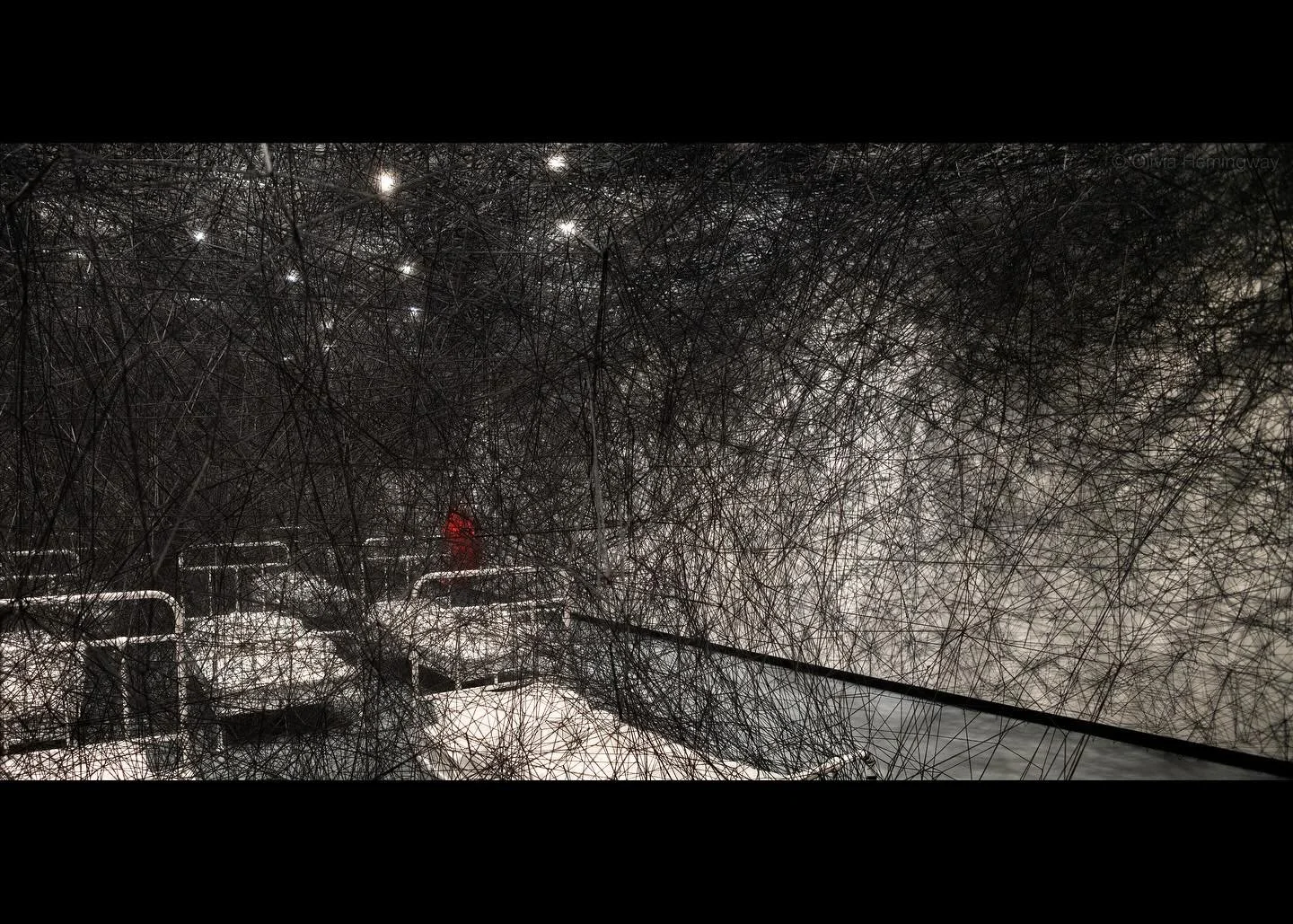 Loved the overwhelming @chiharushiota exhibition at @hayward.gallery earlier this week.
Thanks to Carol for being my model in red, emerging out of the During Sleep installation. 

#chiharushiota #HaywardGallery #London #ArtInstallation #DuringSleep #