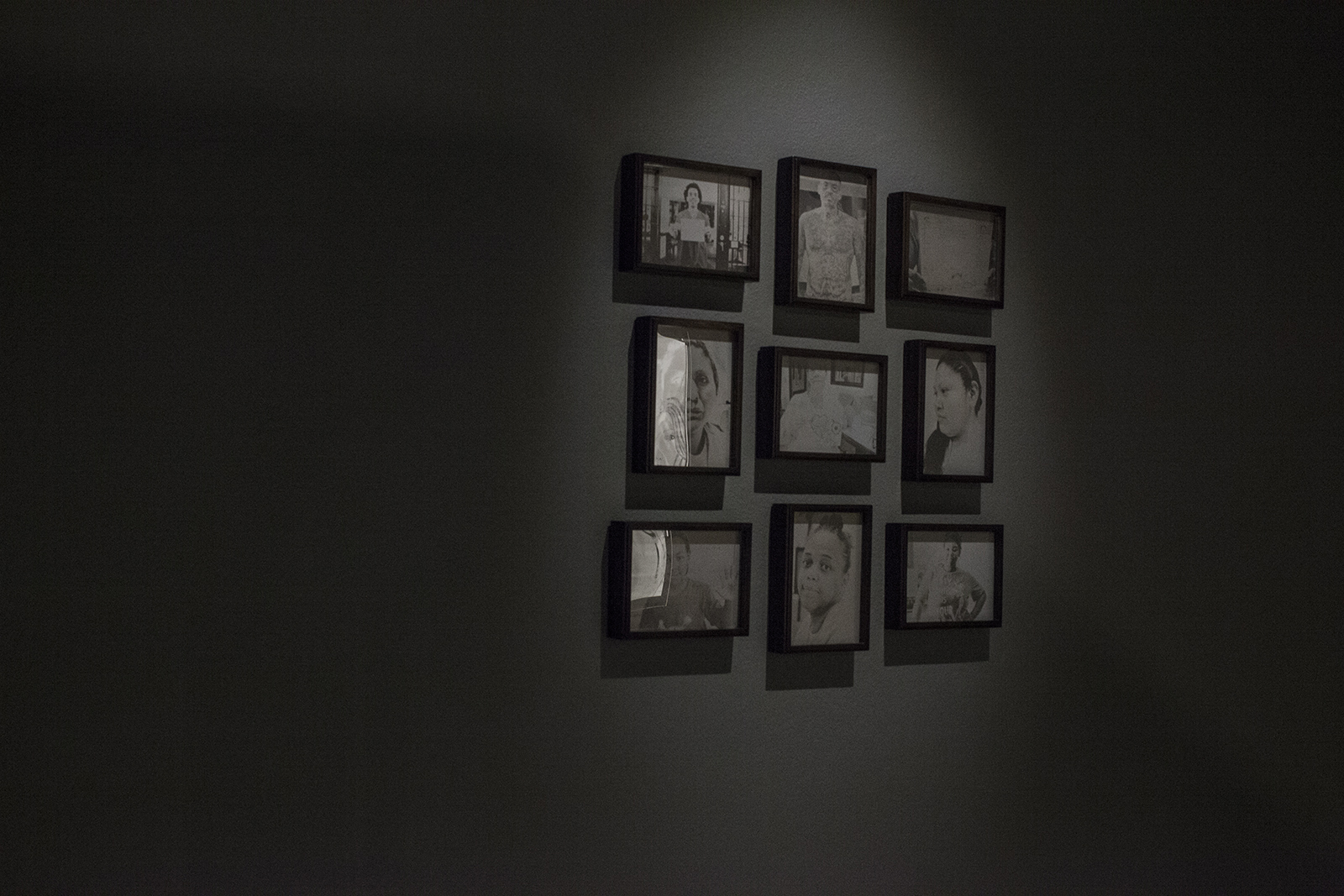 Instillation shot of 9 Daguerrotypes