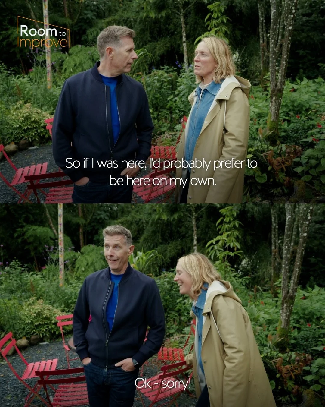 Awkward 🙈

Stream the latest episode on @rteplayer | #RoomToImprove