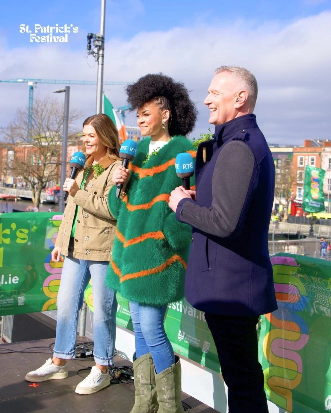 We shamrock and rolled our way through the live broadcast ☘️🎥

Massive thank you to the incredible crew who made it all happen 🫶🇮🇪 We couldn&rsquo;t have done it without you!

And to everyone who tuned in, thank you for celebrating with us 🥂✨ We