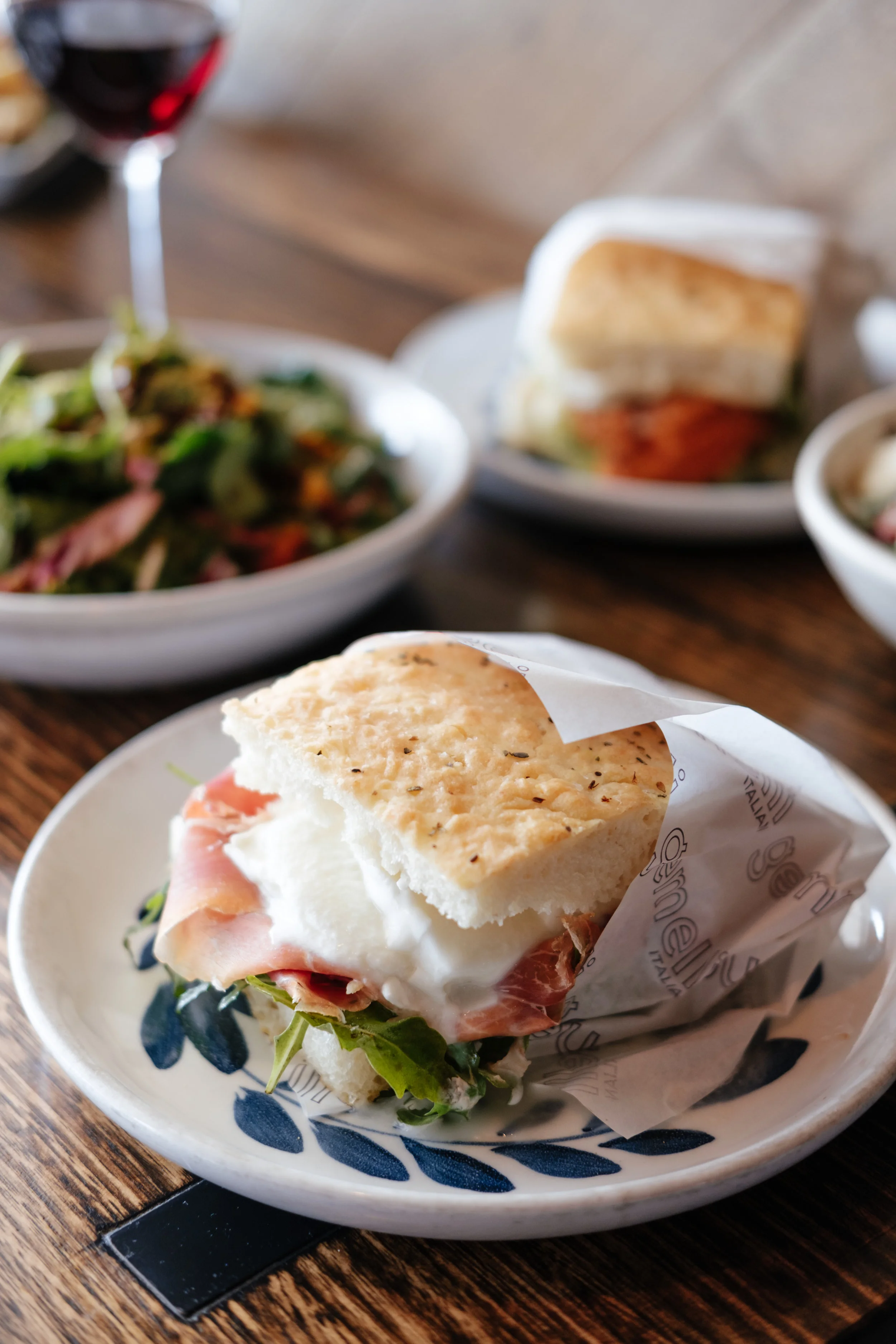 Fresh Italian sandwiches made on house made foccacia every Friday lunch