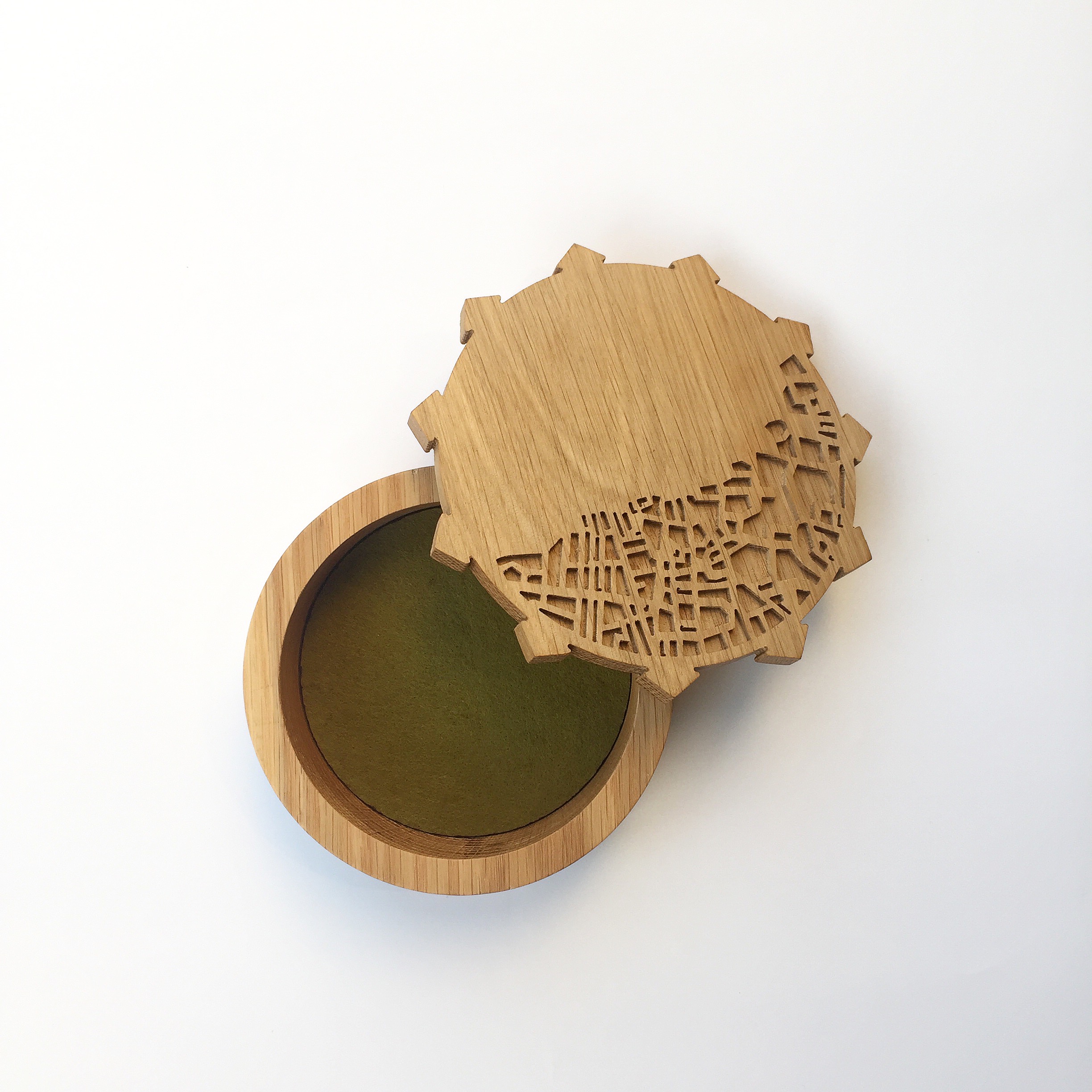 Nicosia map bowl by Constantinos Economides.