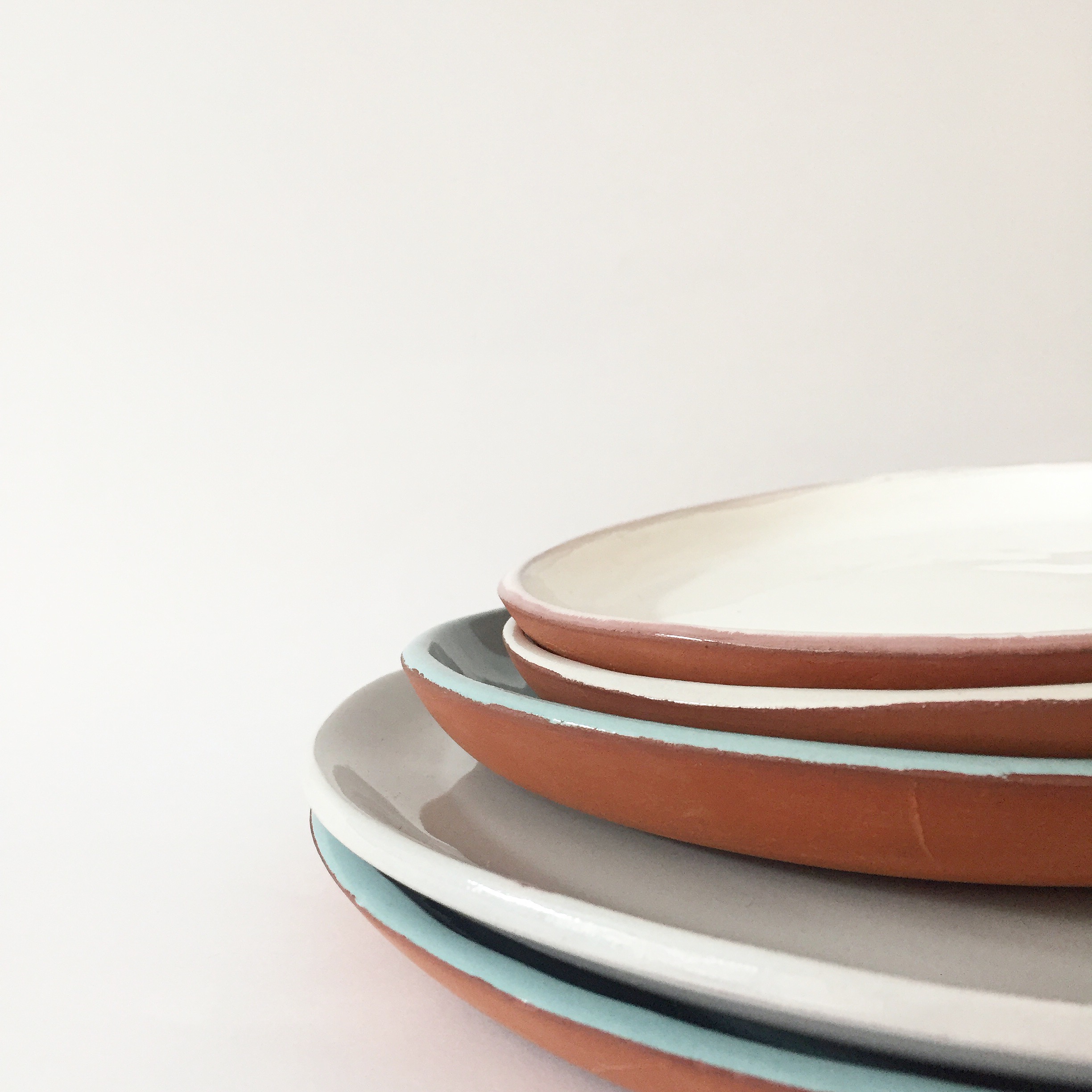 A selection of handmade stoneware by ceramicist Evdokia Savva.