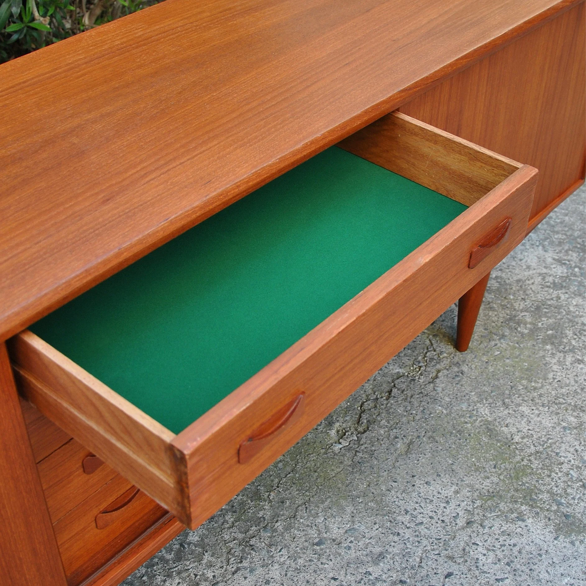 539 CLAUSEN AND SON DANISH TEAK SIDEBOARD.JPG