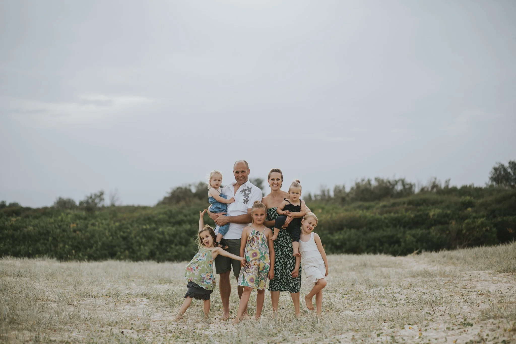 Geoff, Karina & 5 little ladies | Illawarra family photographer