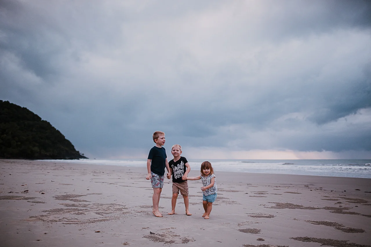 Tried to re-create this photo (above) from last year’s Cape Trib camping trip