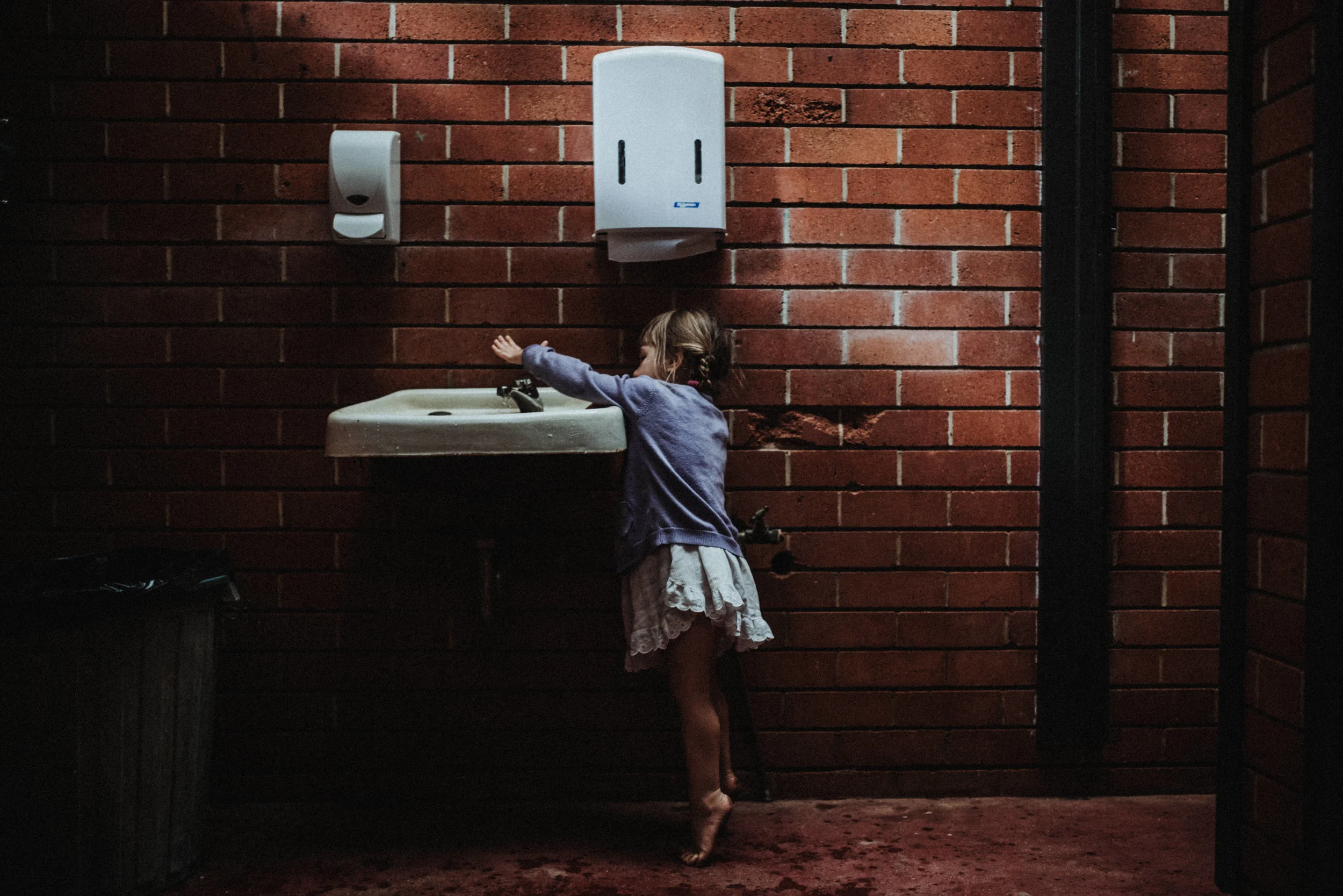 Why do toilets always have the most beautiful light??