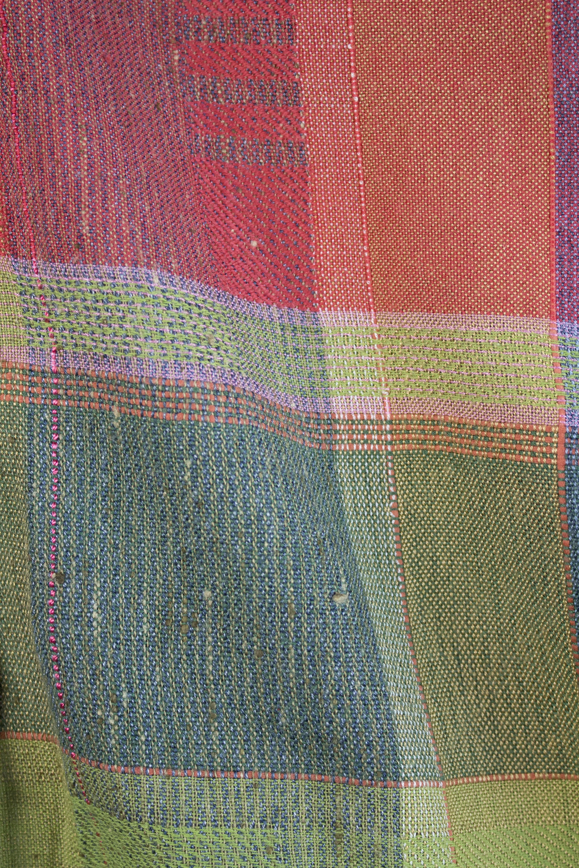 red with green
