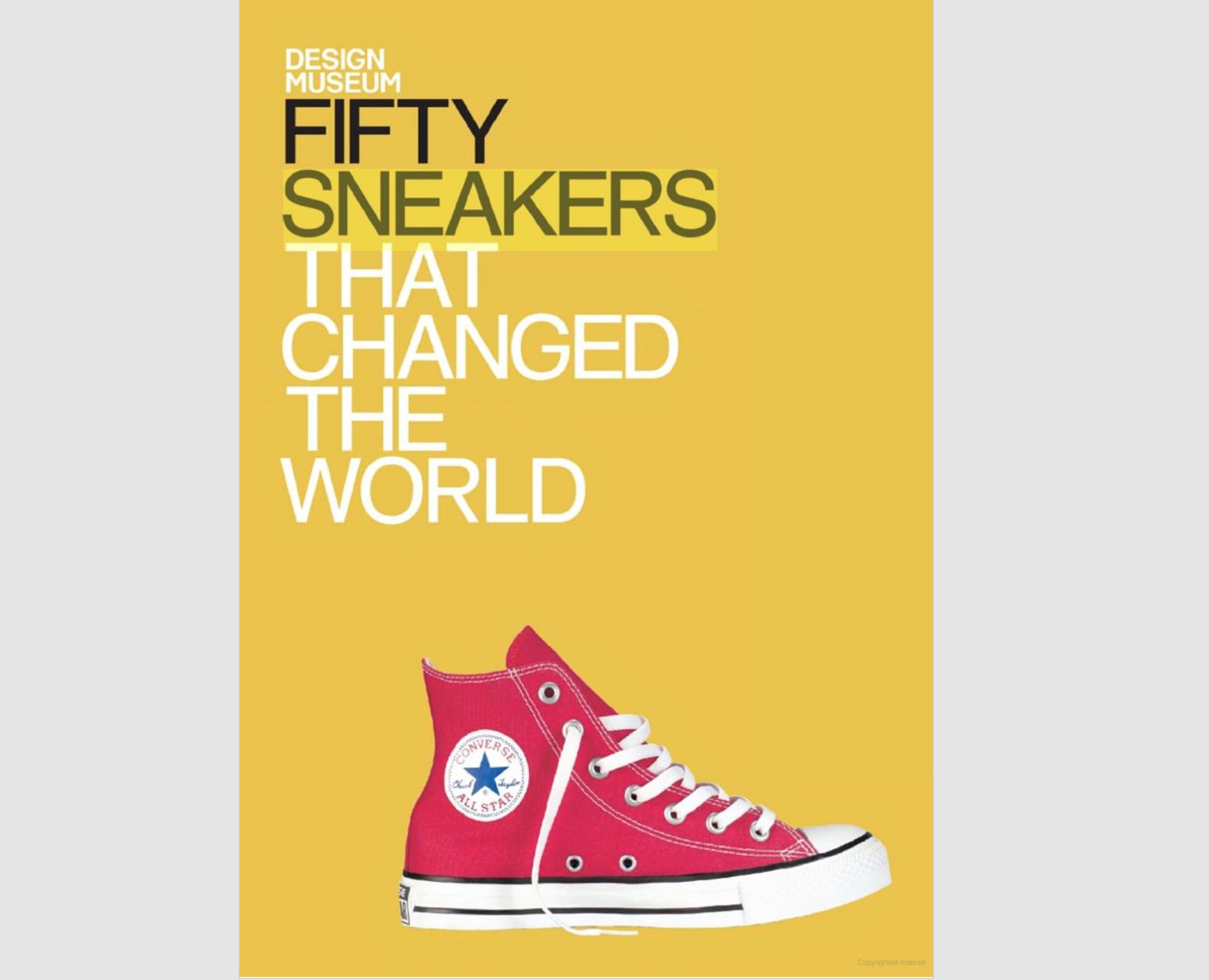   Design Museum Project &nbsp;-  Fifty Sneakers   Photography featured inside this publication by the Design Museum. &nbsp; 