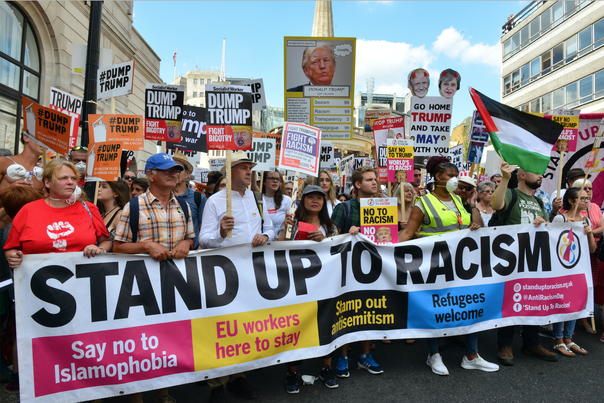 Trump Protest Central London