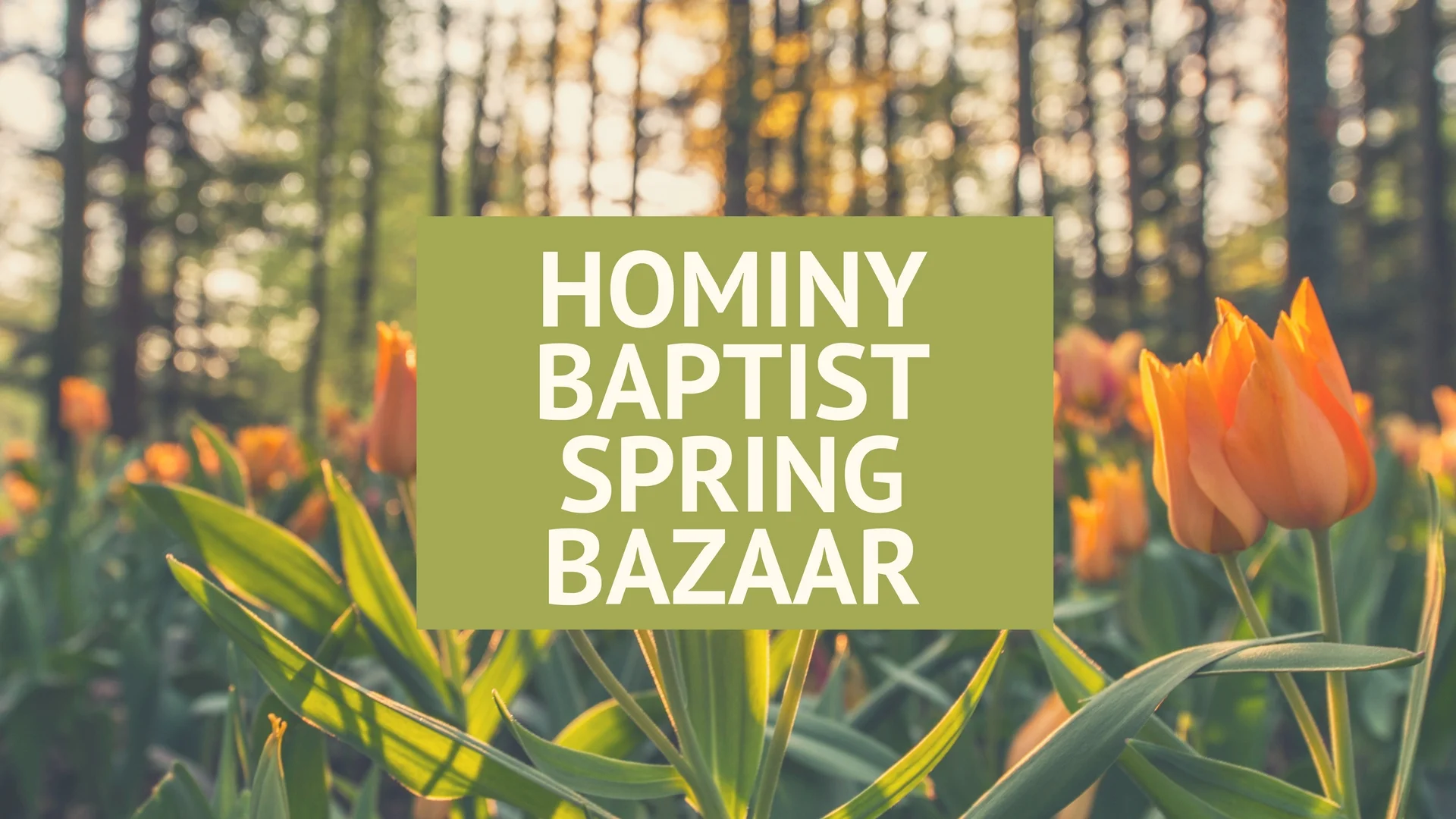 Hominy Baptist Spring Bazaar