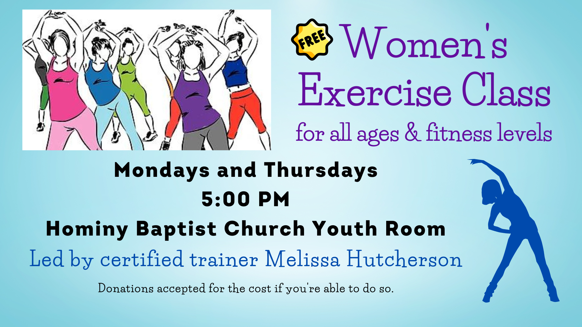 Free Women's Exercise Class