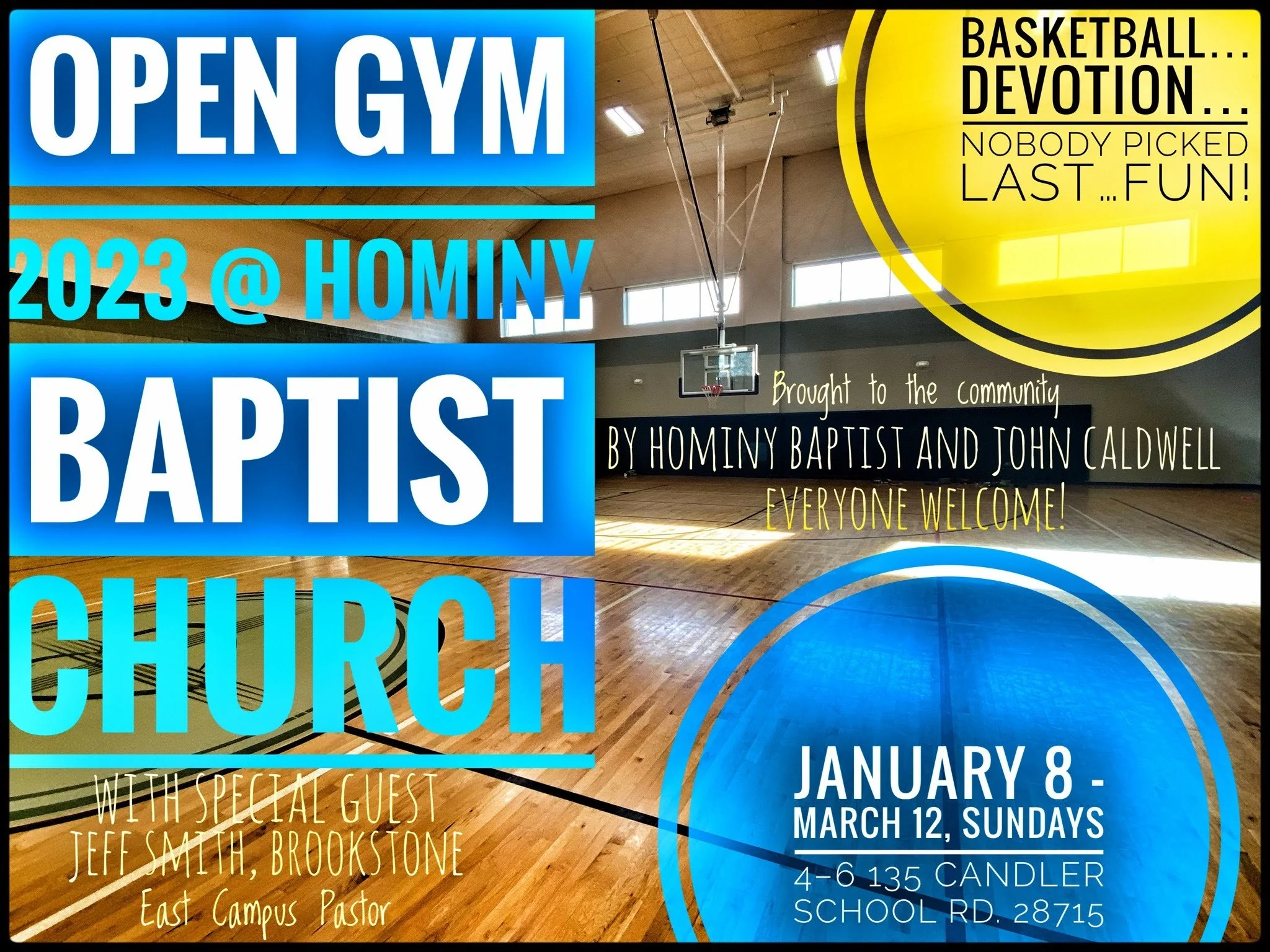 Open Gym Basketball and Devotion