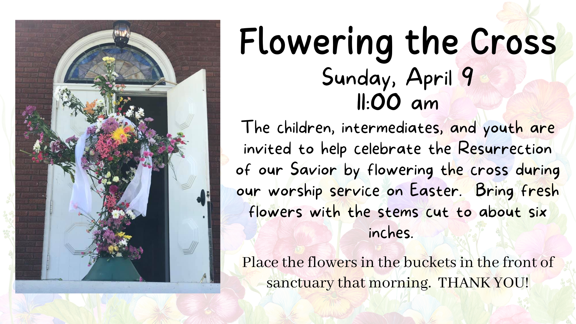 Flowering The Cross