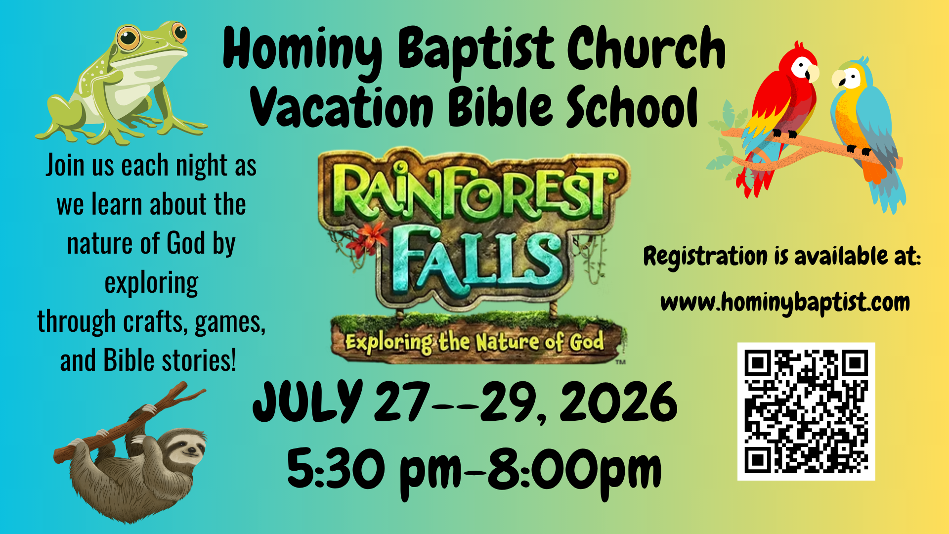 Hominy Baptist Church Vacation Bible School.png