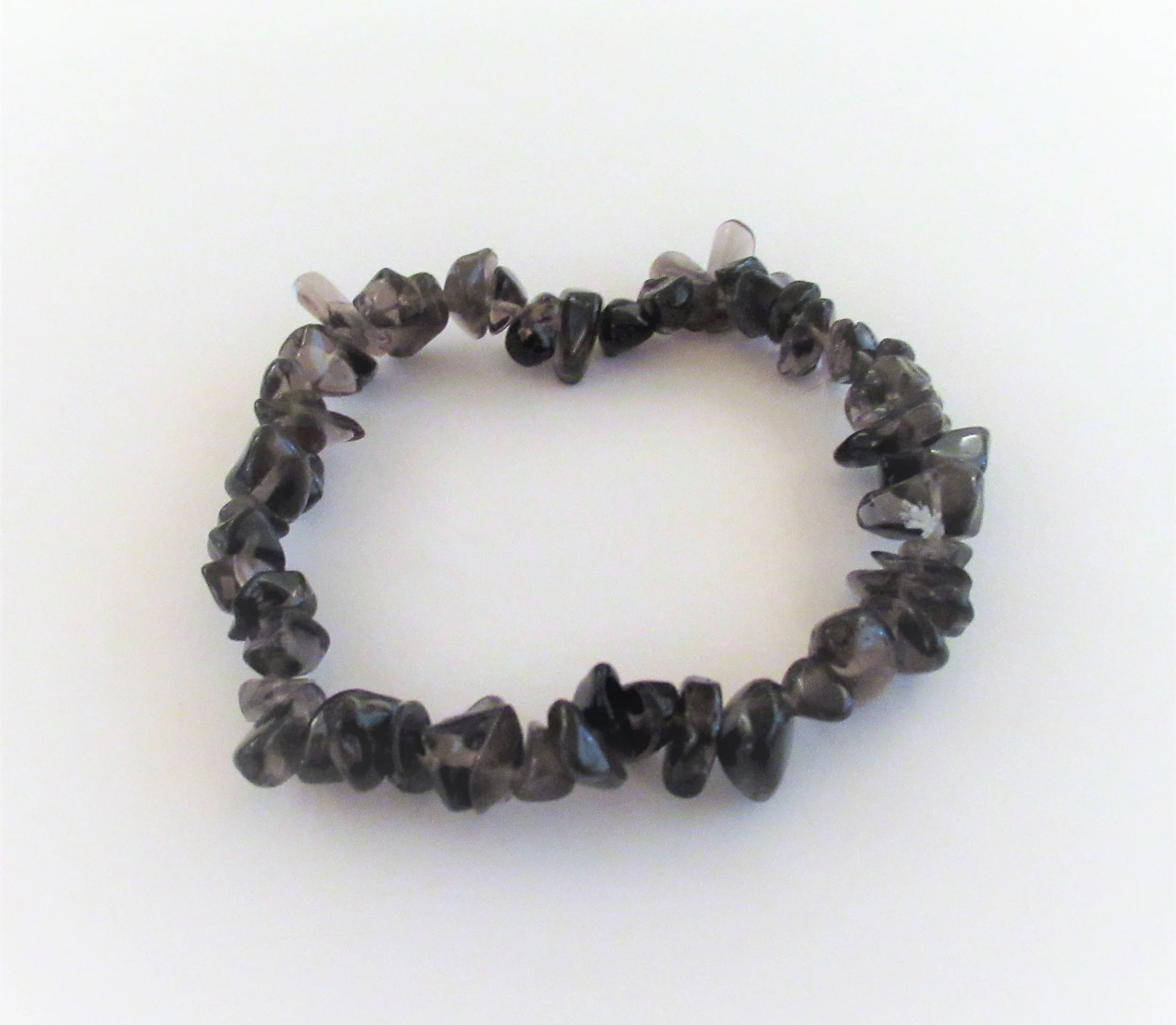 Smokey Quartz Chipstone Gemstone Bracelet