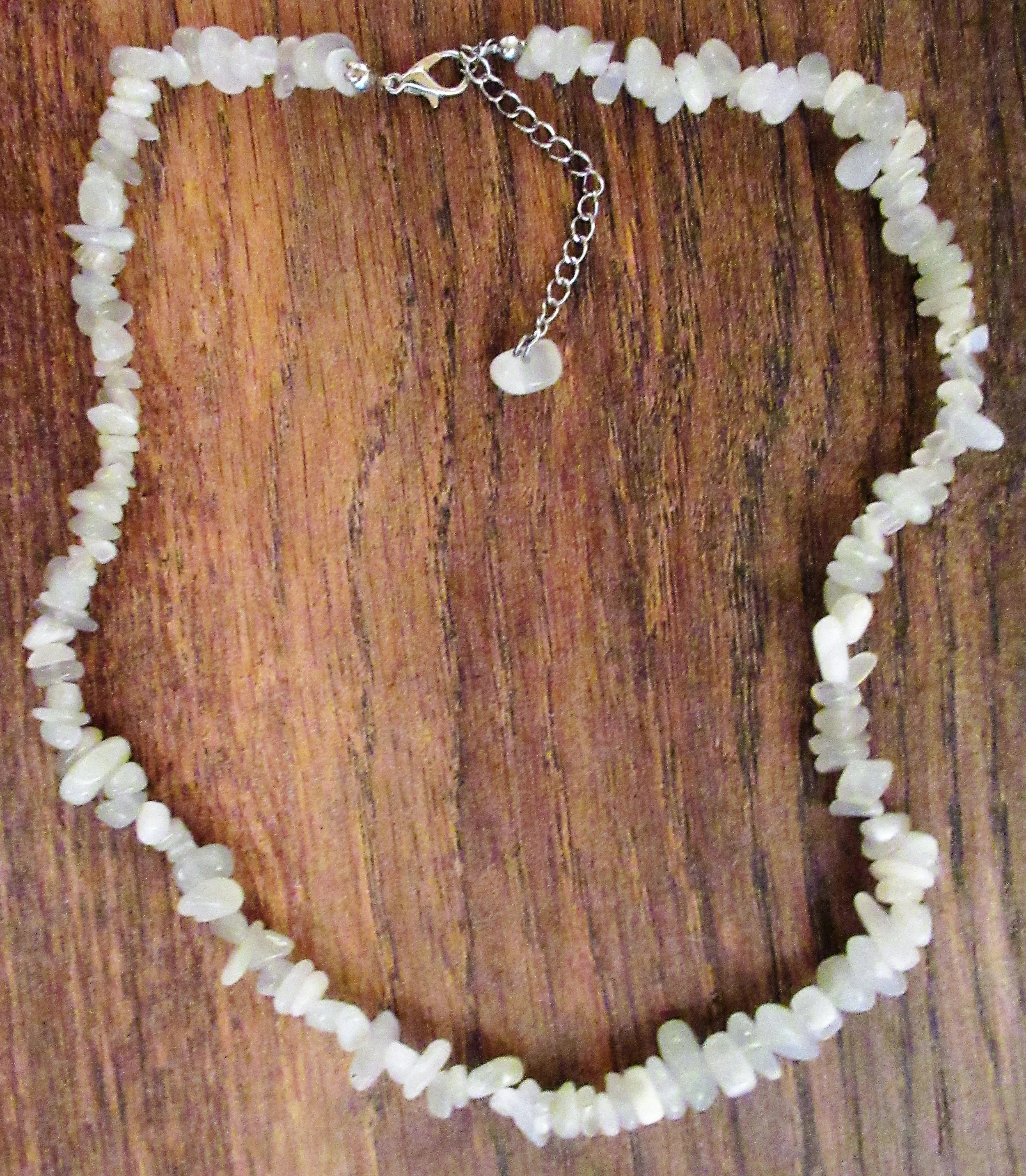Moonstone Chipstone Gemstone Necklace