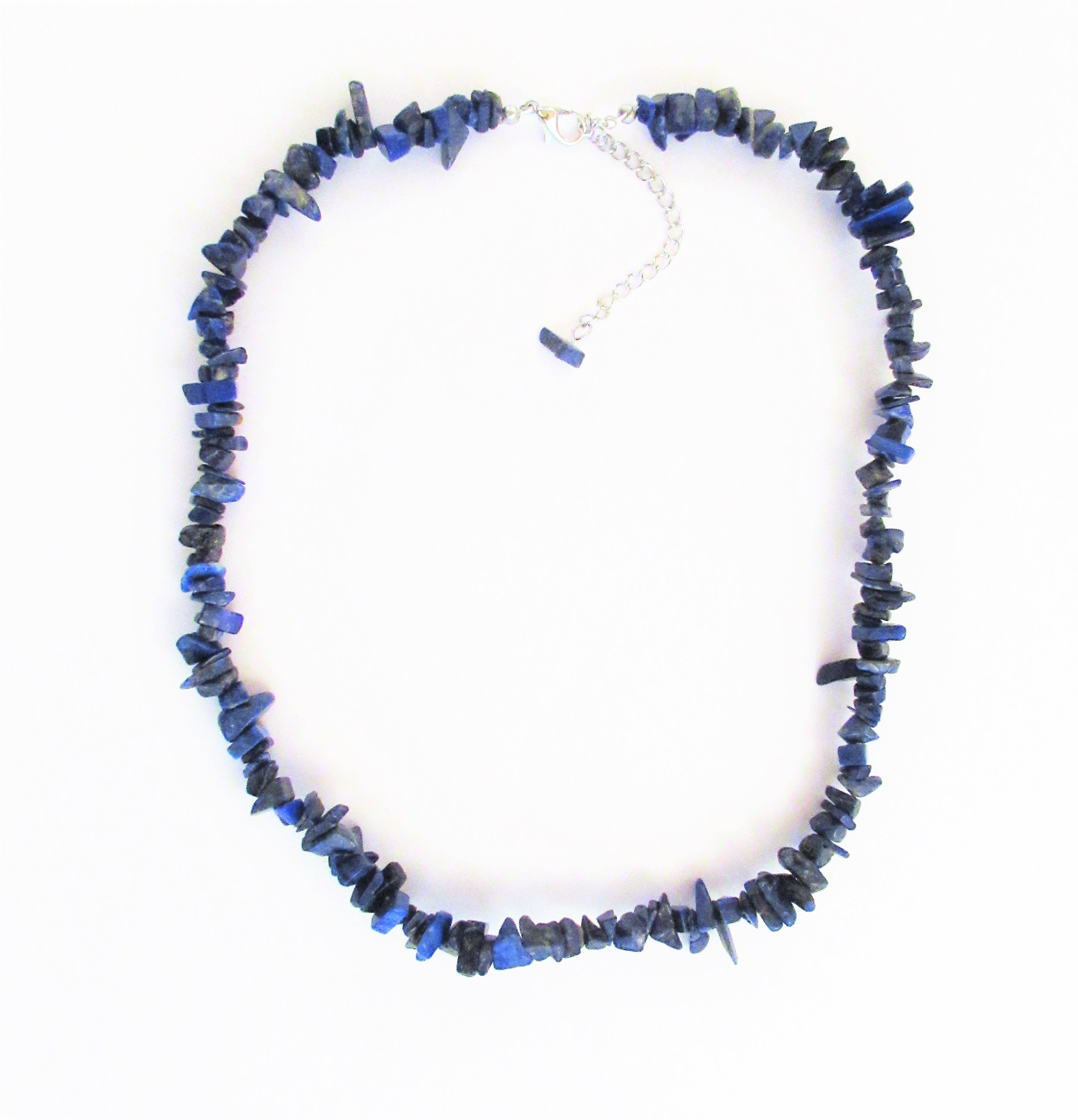 lapis lazuli chipstone gemstone necklace