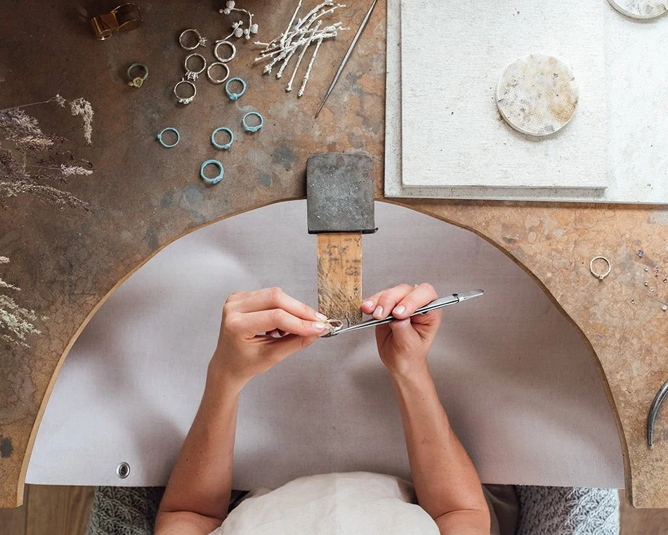 Warwickshire sustainable jewellery designer Alice Stewart Jewellery