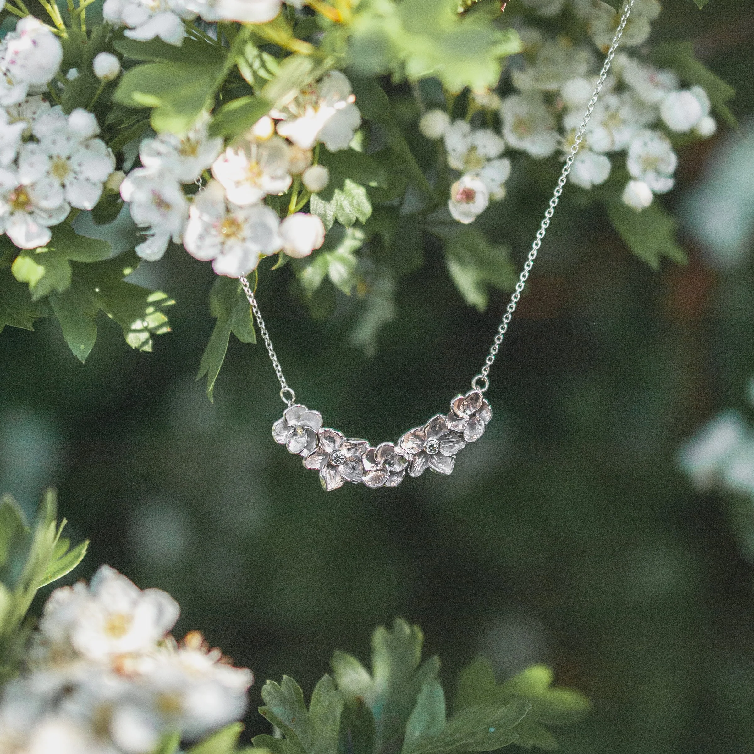 hawthorn diamond wreath necklace silver square.JPG
