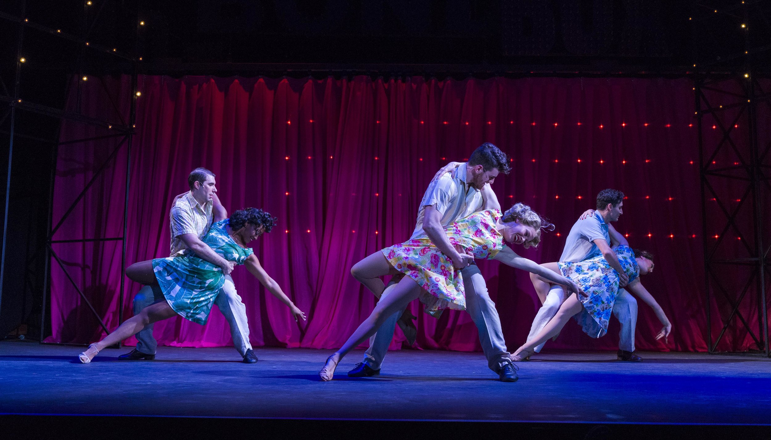 Guys and Dolls, Argyle Theatre, dir. Evan Pappas, Costume Design Debbi Hobson, Set Design David Arsenault, Lighting Design Paige Seiber, photo Richard Termine