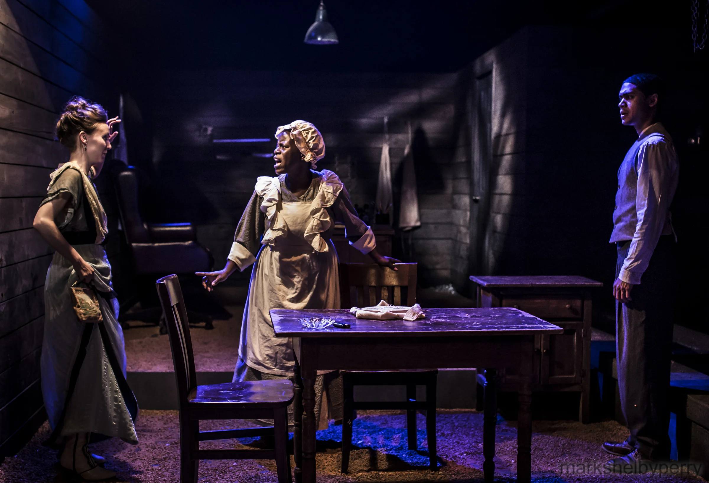 Butcher, Harold Klurman Lab, dir. Stephanie Cunningham, Costume Design Debbi Hobson, Lighting Design Ben Bauer, Set Design Anshuman Bhatia. photography Mark Shelby Perry