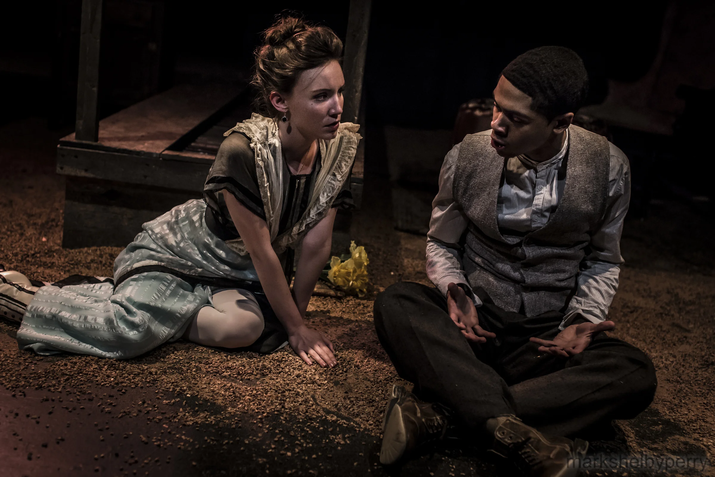 Butcher, Harold Klurman Lab, dir. Stephanie Cunningham, Costume Design Debbi Hobson, Lighting Design Ben Bauer, Set Design Anshuman Bhatia. photography Mark Shelby Perry