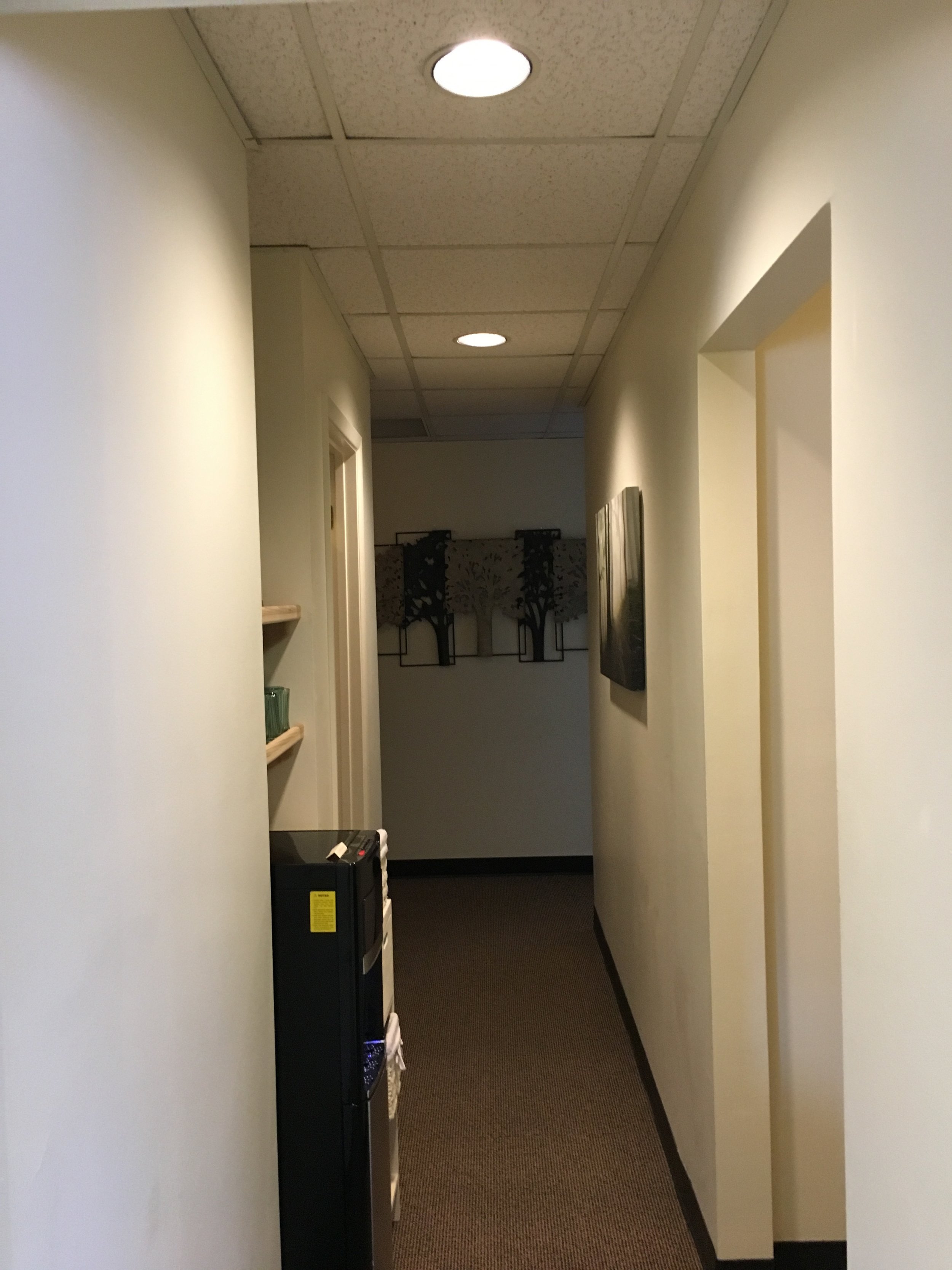 Hallway to our Treatment Rooms