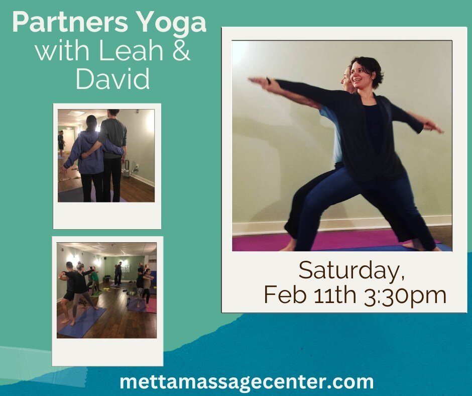 **Valentine's Ideas**
~~~~~~~~~~~~~~~~~~~~~~
Valentine's Day is right around the corner.  Are you looking for a unique way to honor your loved one this season? We have a couple of options for you. 
~~~~~~~~~~~~~~~~~~~~
Partners Yoga Class (February 1