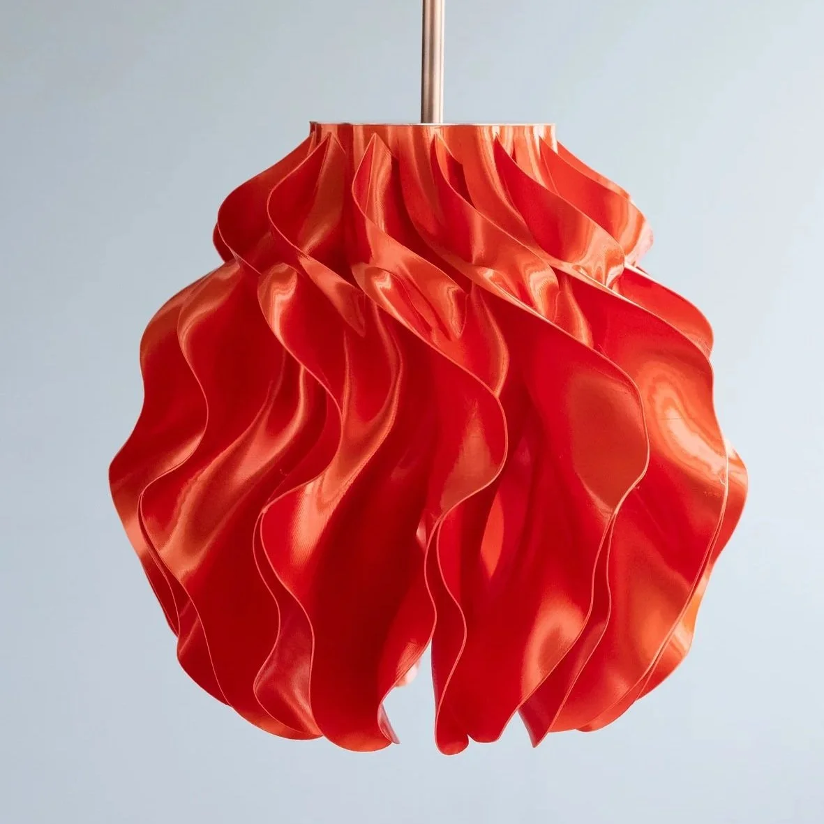 Soft Structure Pendant — Scarlet