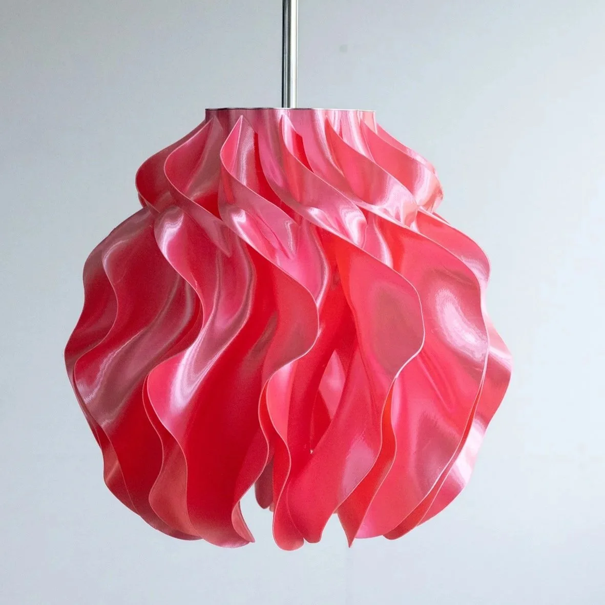 Soft Structure Pendant — Pink
