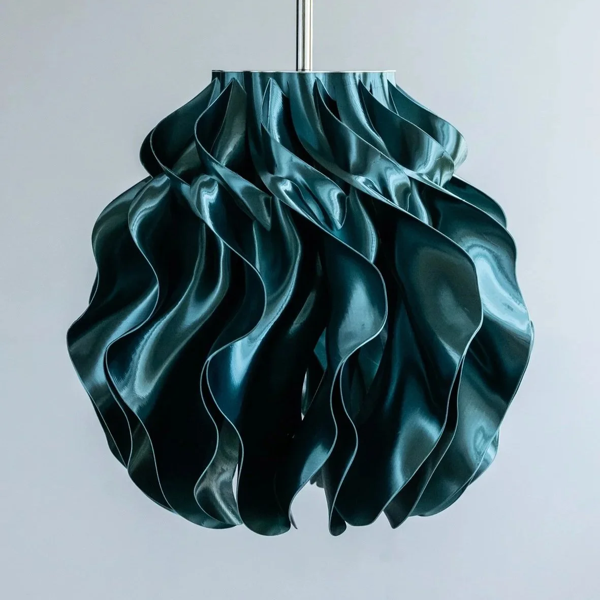 Soft Structure Pendant — Teal