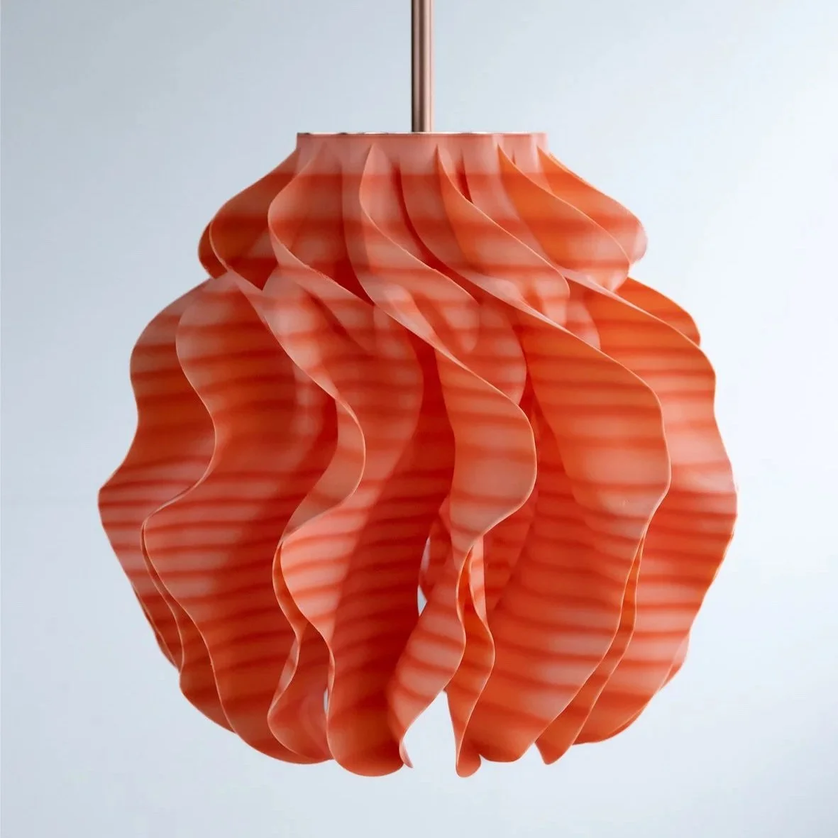 Soft Structure Pendant — Rose