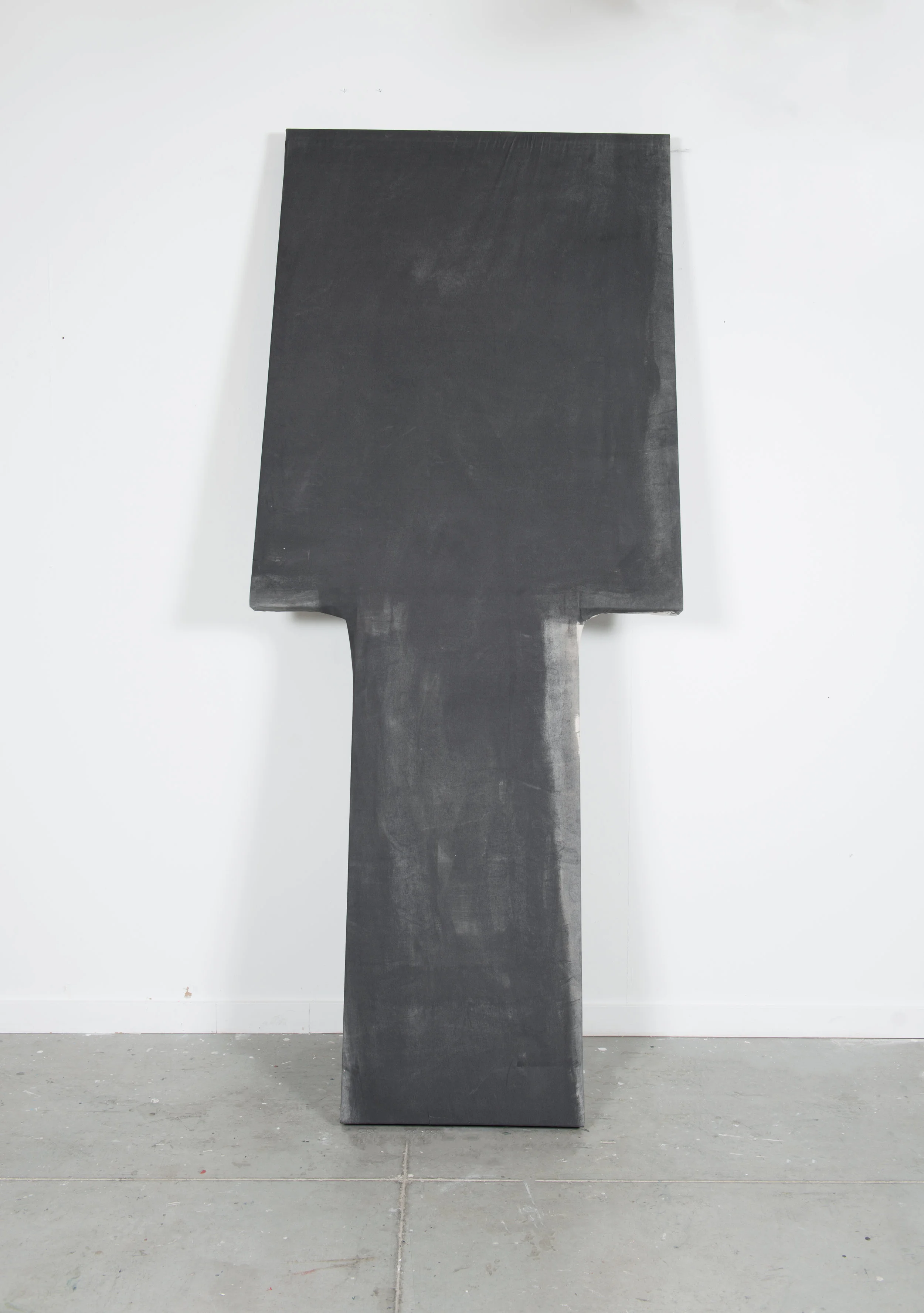She Lives Alone, In Her House, 2016, Graphite, muslin, wood, 48" X 96" X 4"