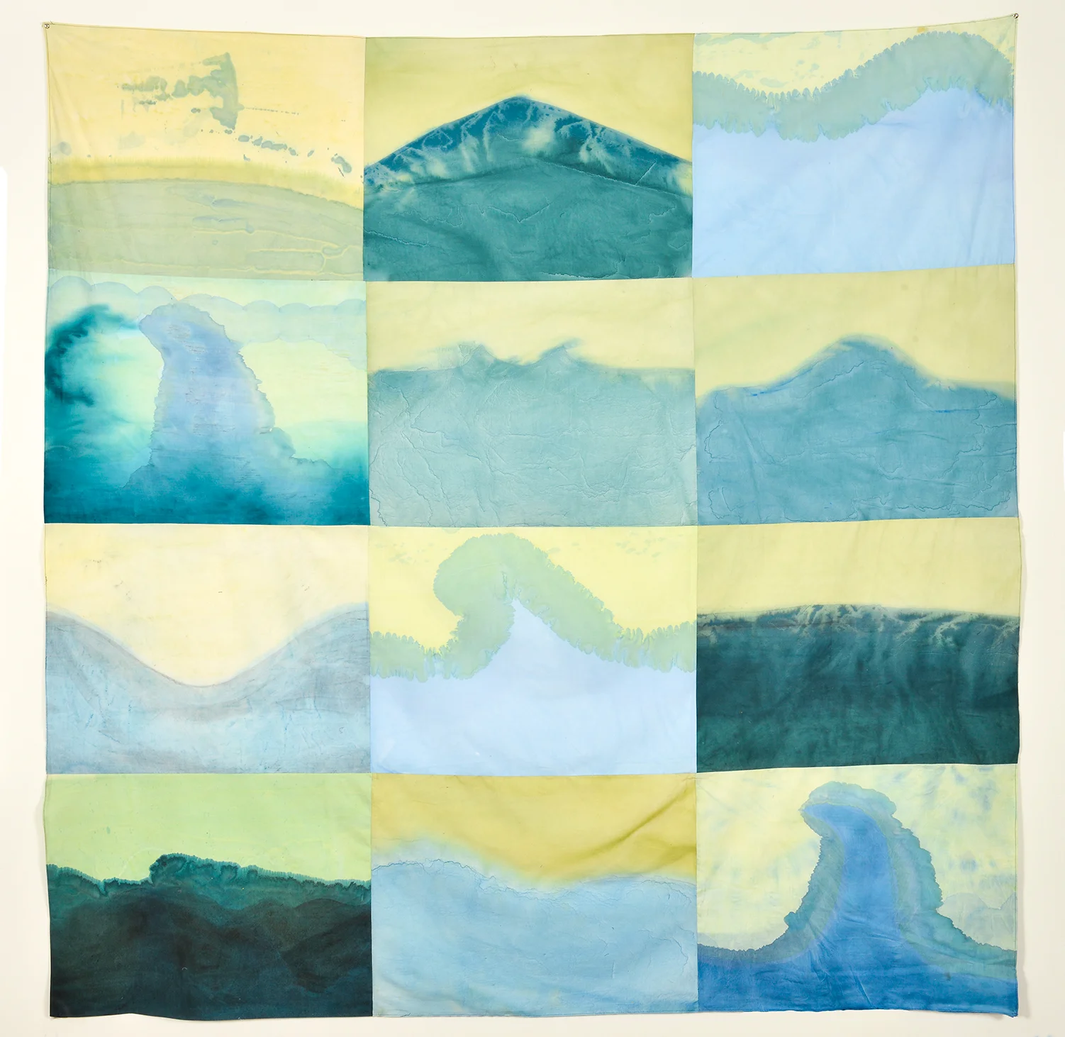 Parts of Parts (#6) , 2018, Dye and acrylic on muslin, 81” X 84”
