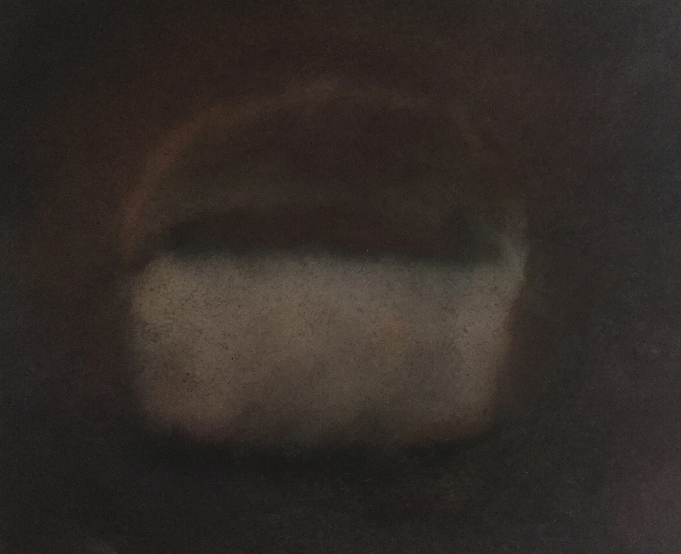  Basket, 2020, pastel on paper, 9” X 12” 