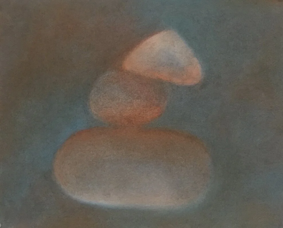  Untitled III, 2020, pastel on paper, 13” X 16” 