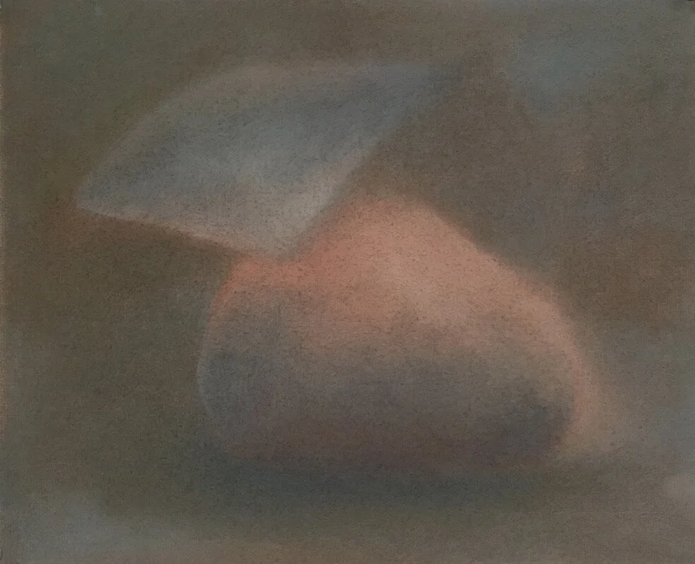  Untitled I, 2020, pastel on paper, 13” X 16” 