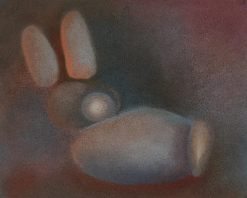  Untitled V, 2020, pastel on paper, 13” X 16” 