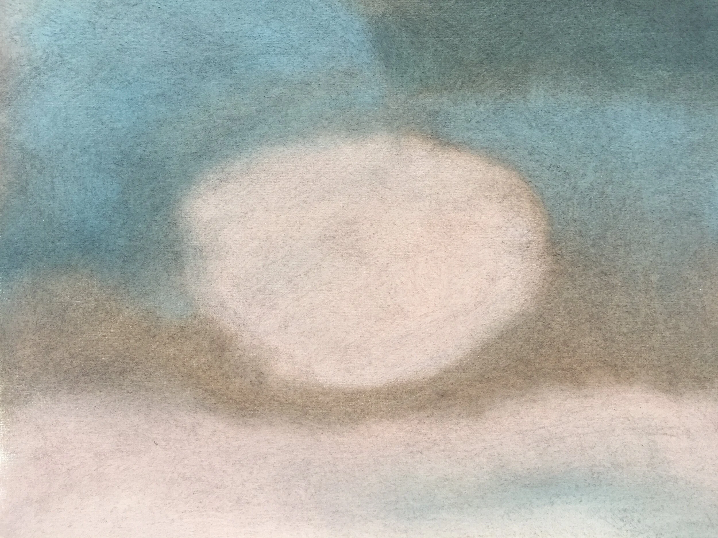  Untitled V, 2020, pastel on paper, 9” X 12” 