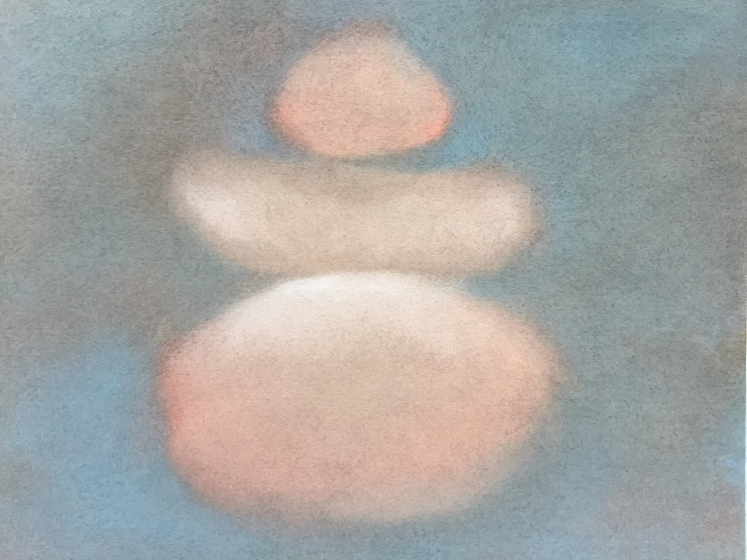  Untitled VII, 2020, pastel on paper, 13” X 16” 