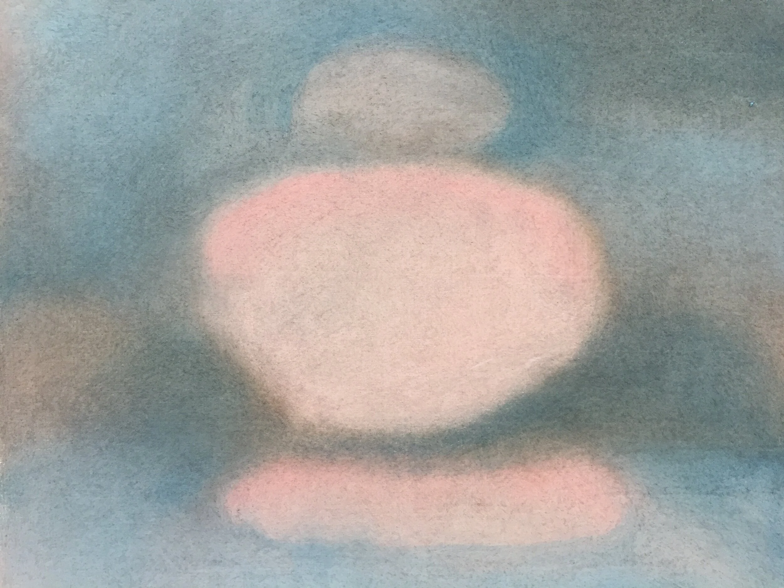  Untitled IV, 2020, pastel on paper, 13” X 16” 