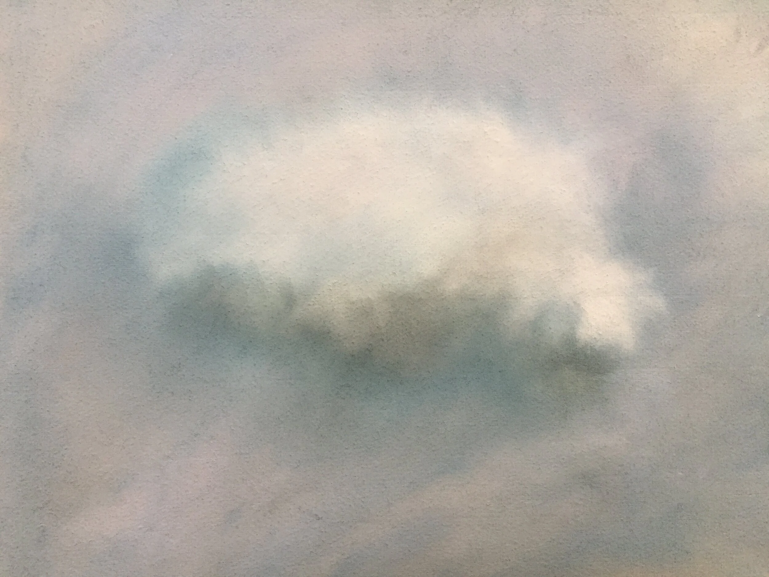 Cloud VI, 2020, pastel on paper, 13” X 16” 