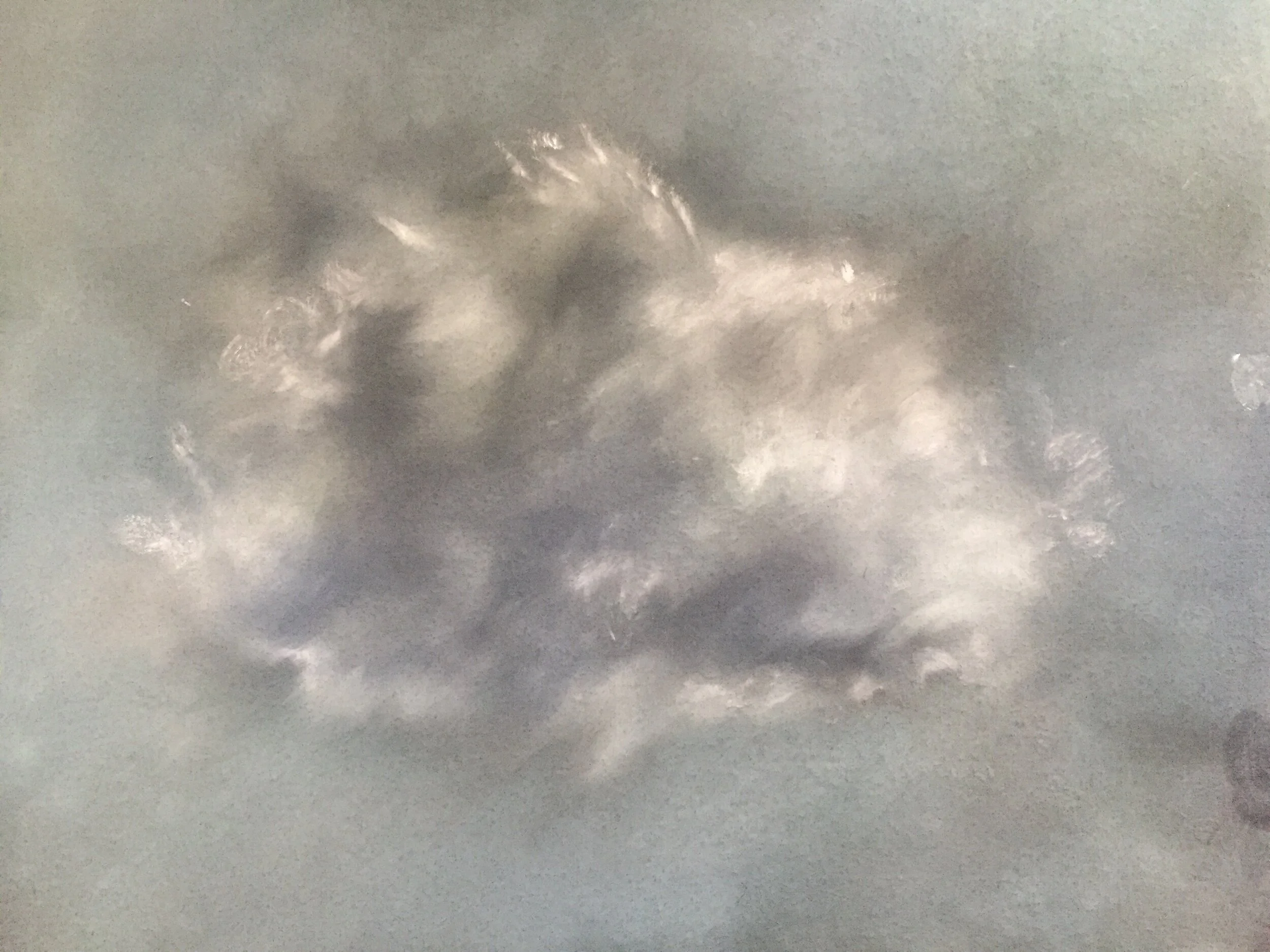  Cloud VIII, 2020, pastel on paper, 13” X 16” 