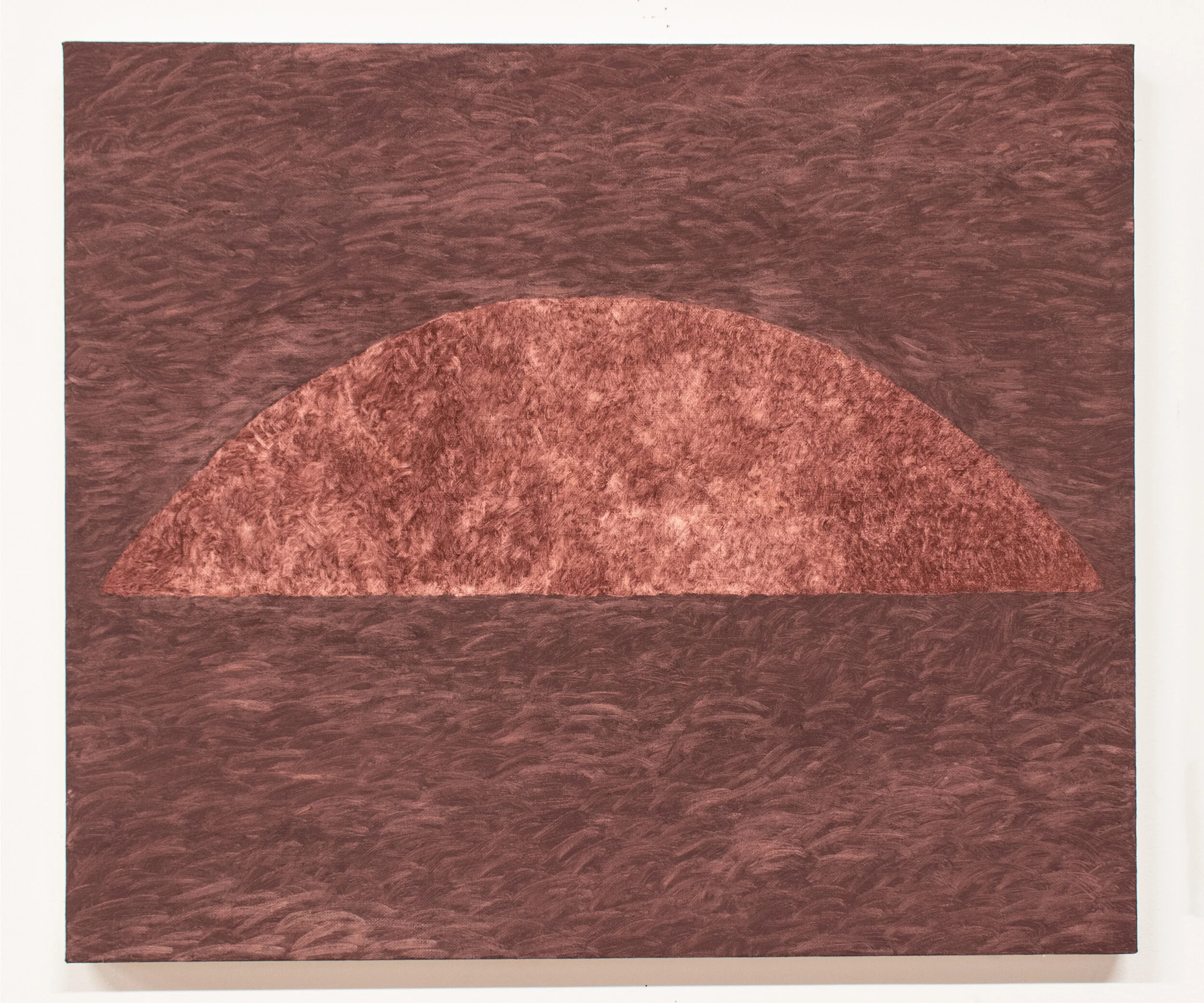  UFO (I) or “The UFO is made of earth. It is of the mind. Or is it? Mind is earth. Mind is full of earth.”  2020, Oil on Linen, 20 X 24 